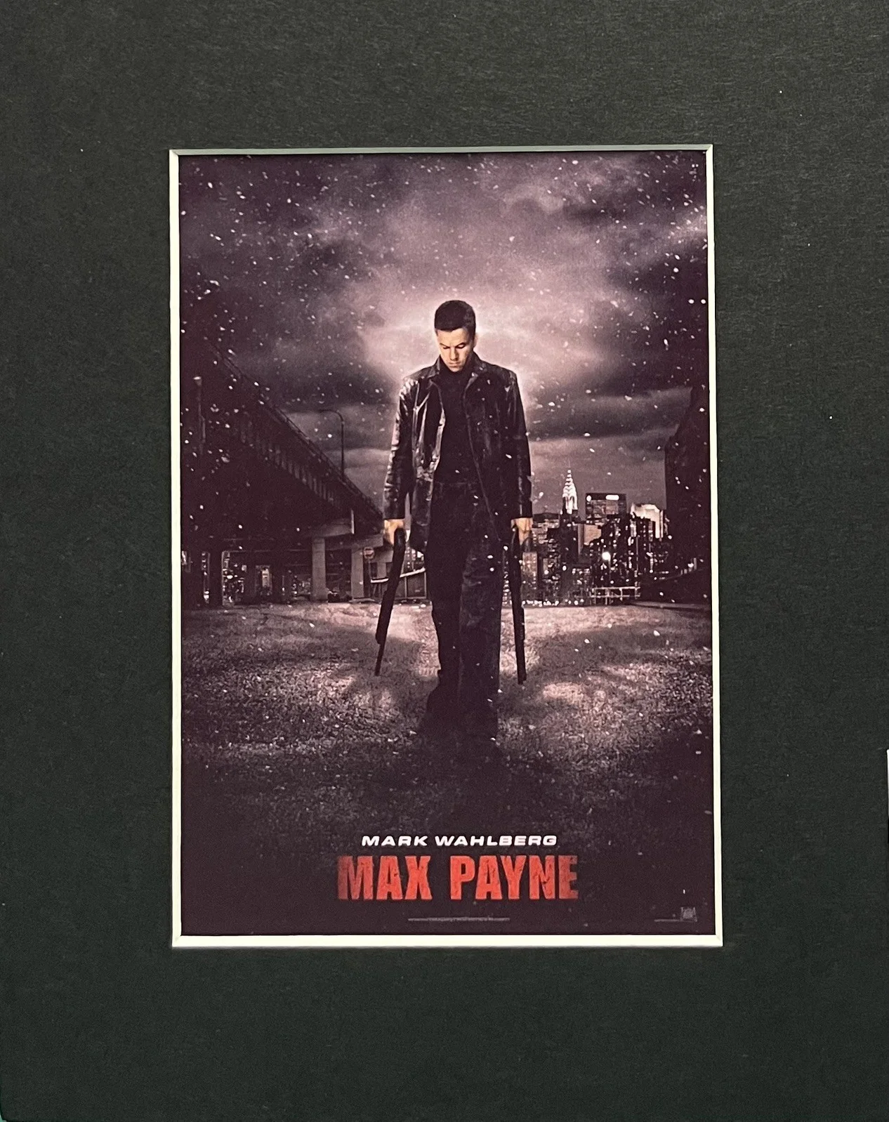 MAX PAYNE. Mark Wahlberg. 35mm Film Cell Mounted Display, изображение 2