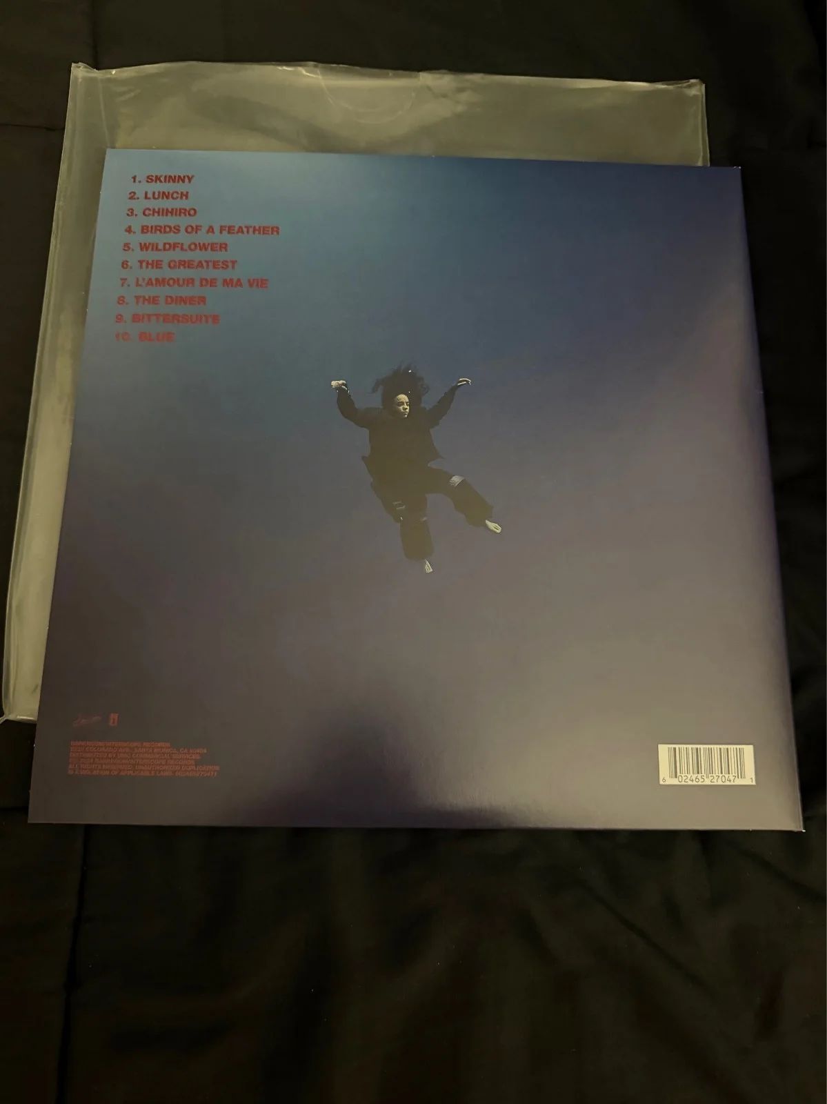 Billie Eilish Hit Me Hard And Soft record Vinyl Signed Autographed JSA COA, image 4