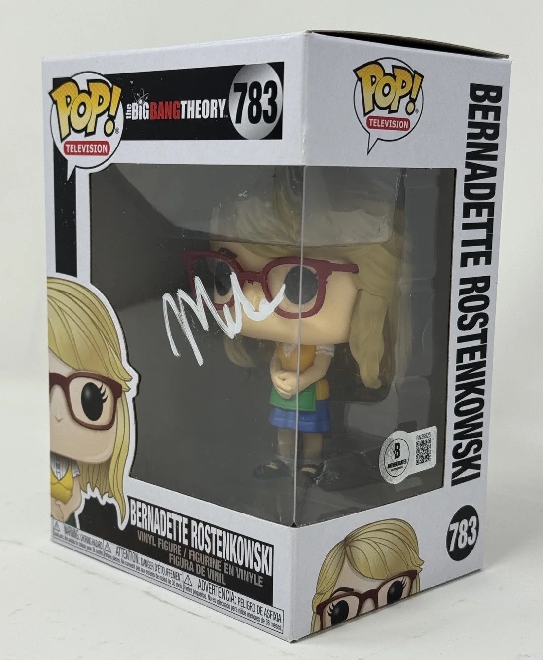 Melissa Rauch — Melissa Rauch Signed Big Bang Theory Bernadette Funko Pop 783 Autograph Beckett, image 3