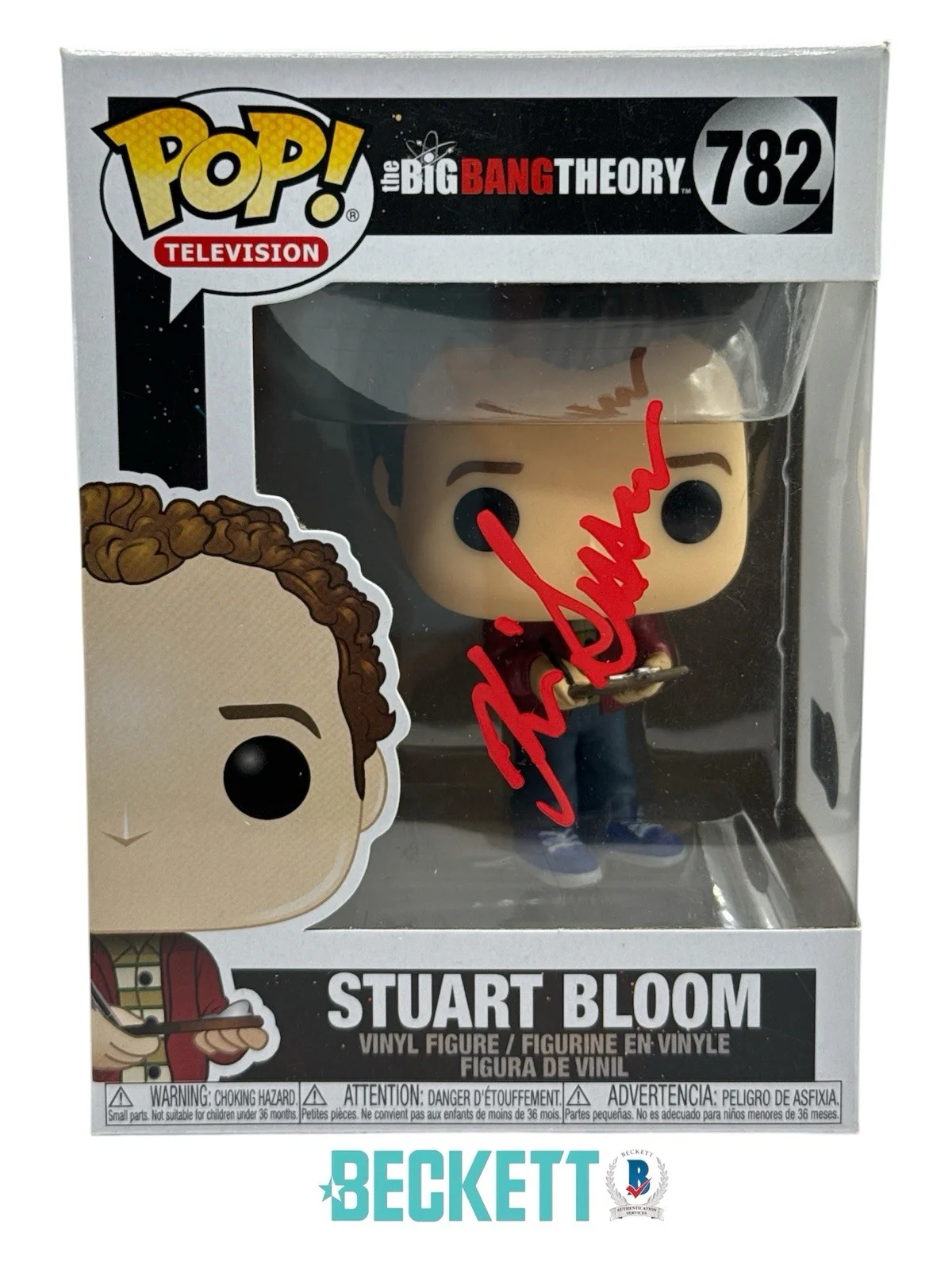 Kevin Sussman — Kevin Sussman Signed The Big Bang Theory Stuart Bloom Funko Pop Beckett with COA