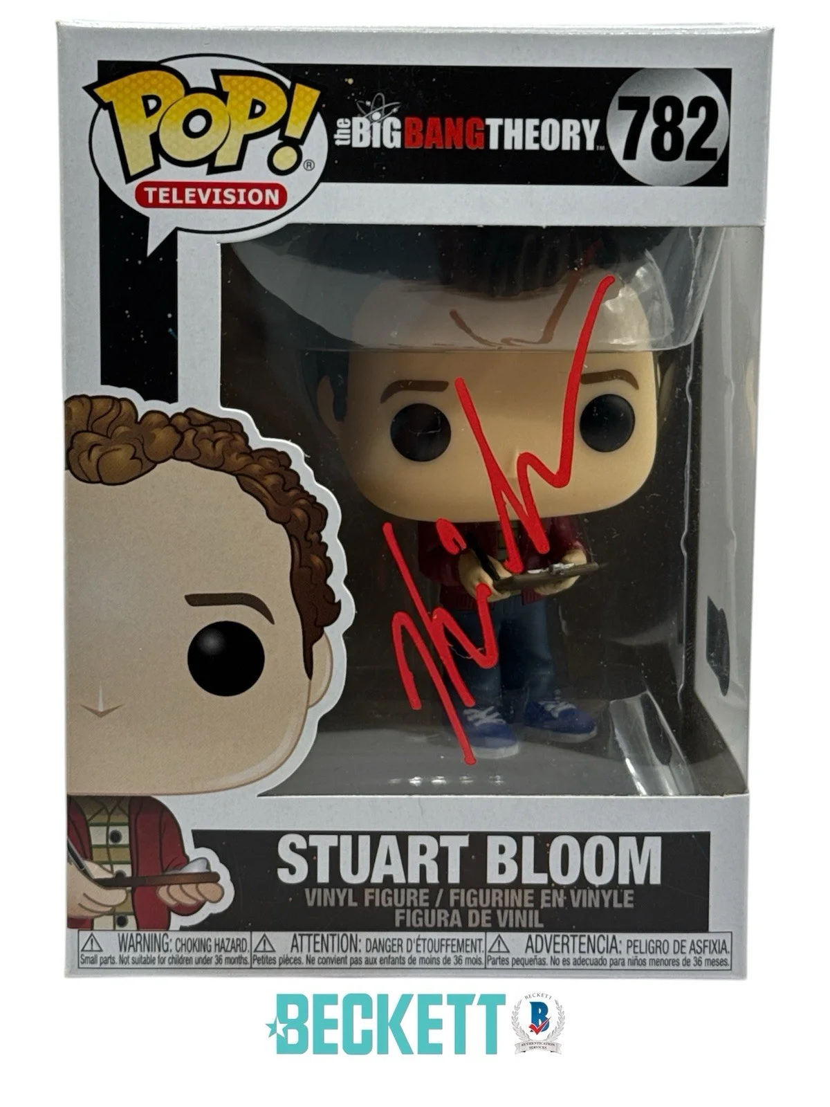 Kevin Sussman — Kevin Sussman Signed The Big Bang Theory Stuart Bloom Funko Pop Beckett with COA