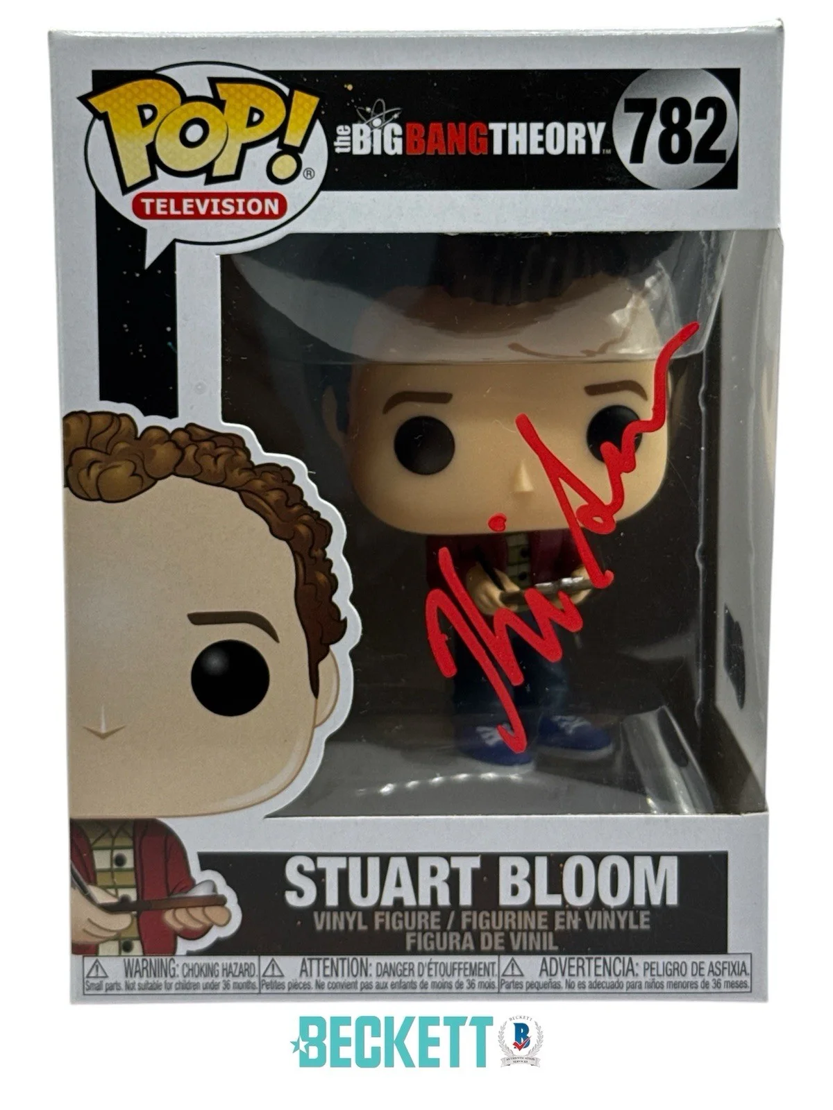 Kevin Sussman — Kevin Sussman Signed The Big Bang Theory Stuart Bloom Funko Pop Beckett with COA
