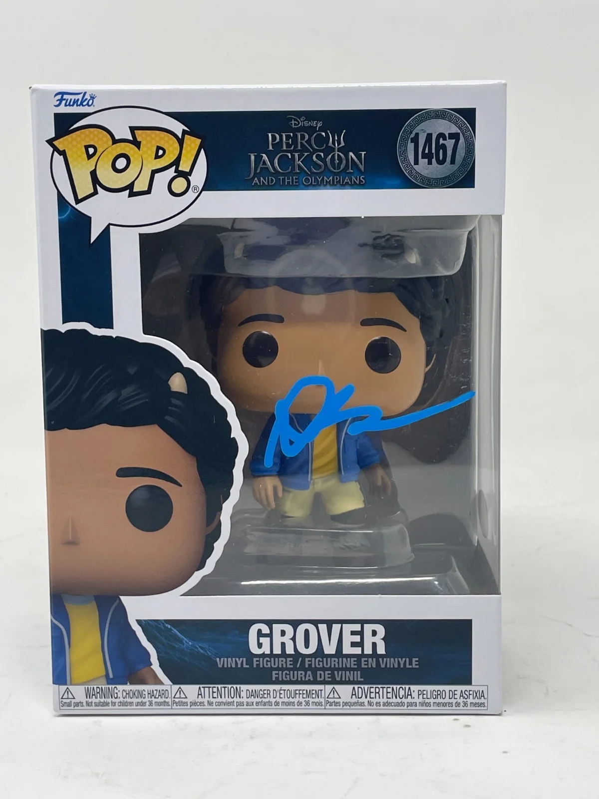Aryan Simhadri — Aryan Simhadri Signed Percy Jackson and the Olympians Grover 1467 Funko Pop ACOA, image 5