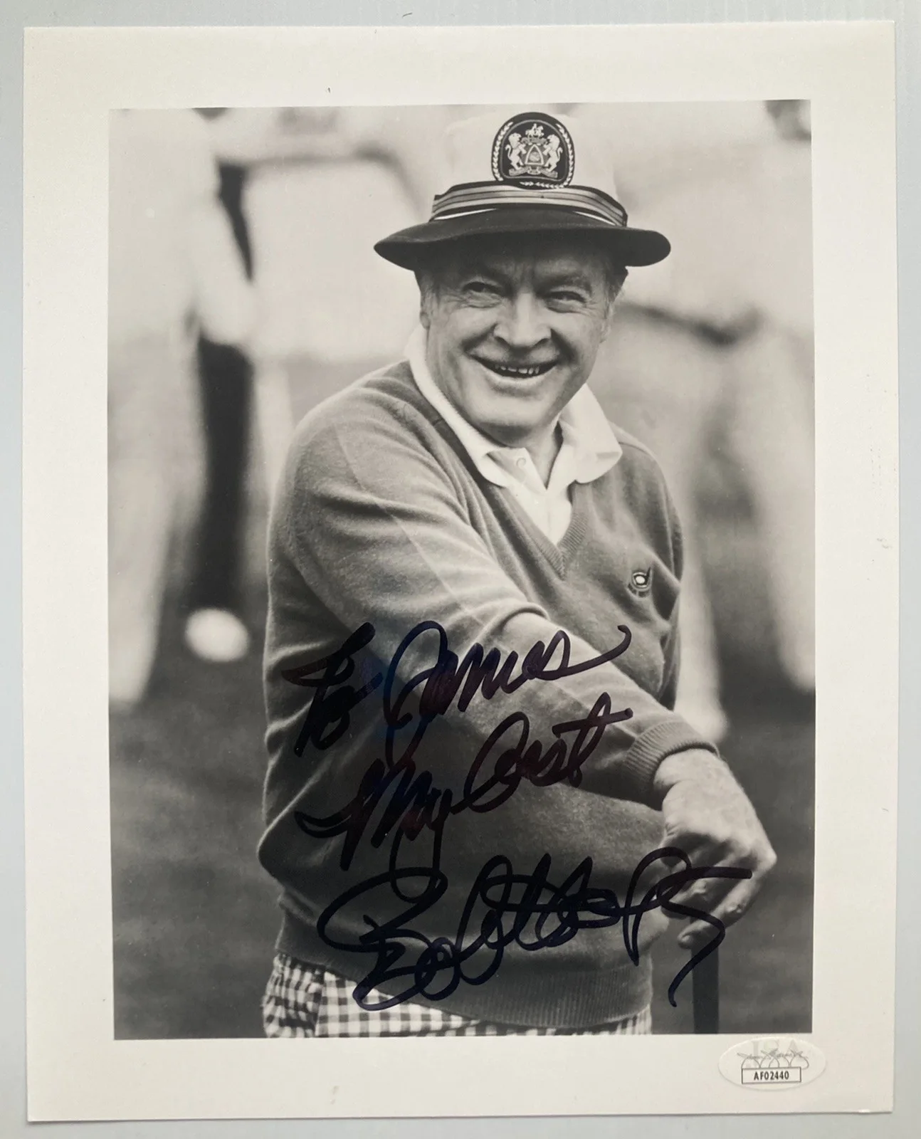 Bob Hope — Comedian Actor Bob Hope Signed Autograph 8x10 B&W Photo - JSA Cert - FREE S&H!, изображение 2