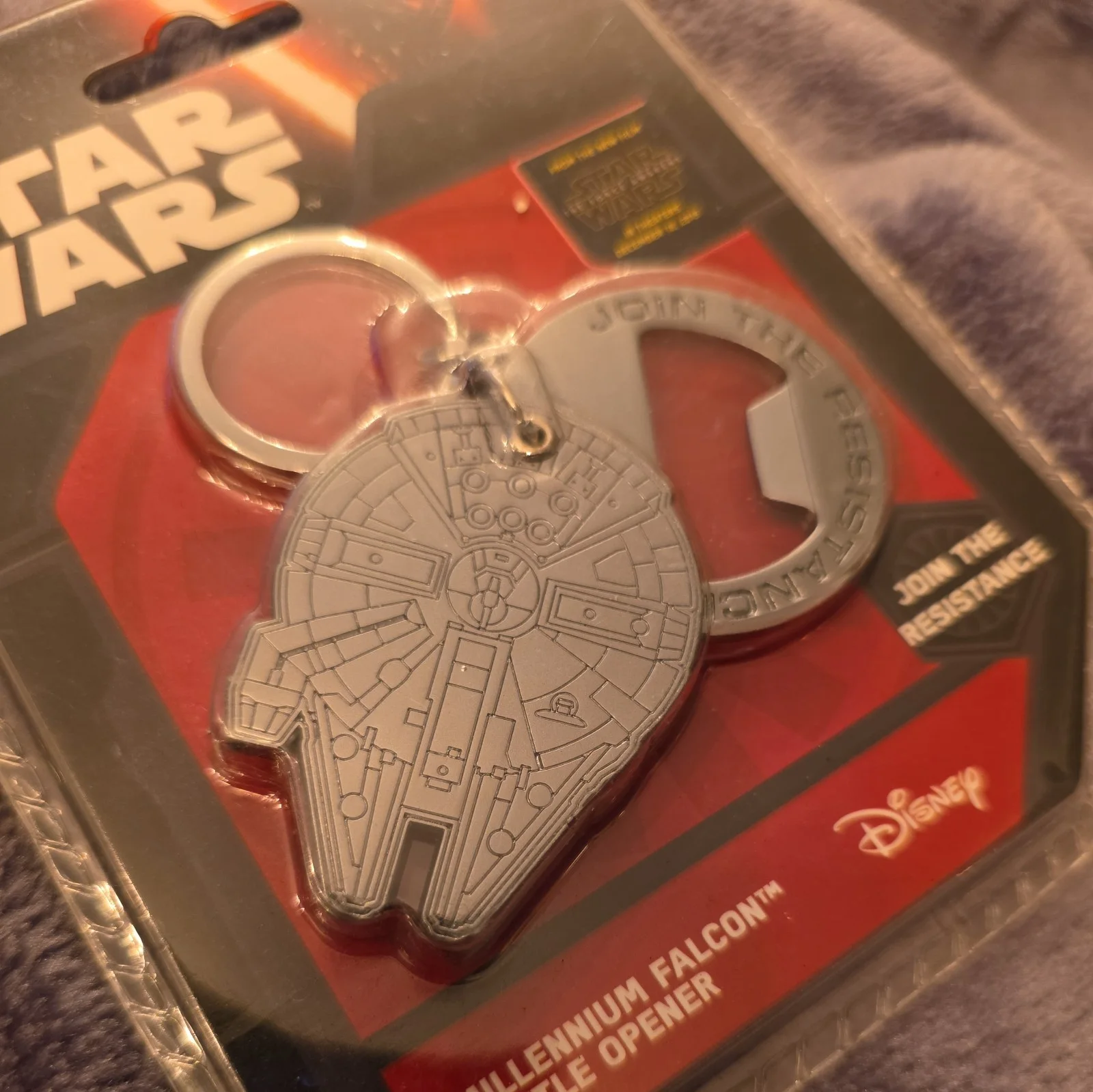 Star Wars The Force Awakens Millennium Falcon Bottle Opener Metal NEW, изображение 3