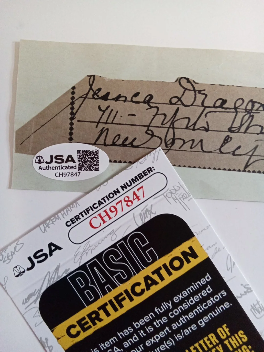 Jessica Dragonette Radio Princess Of Song Signed Cut JSA, изображение 4