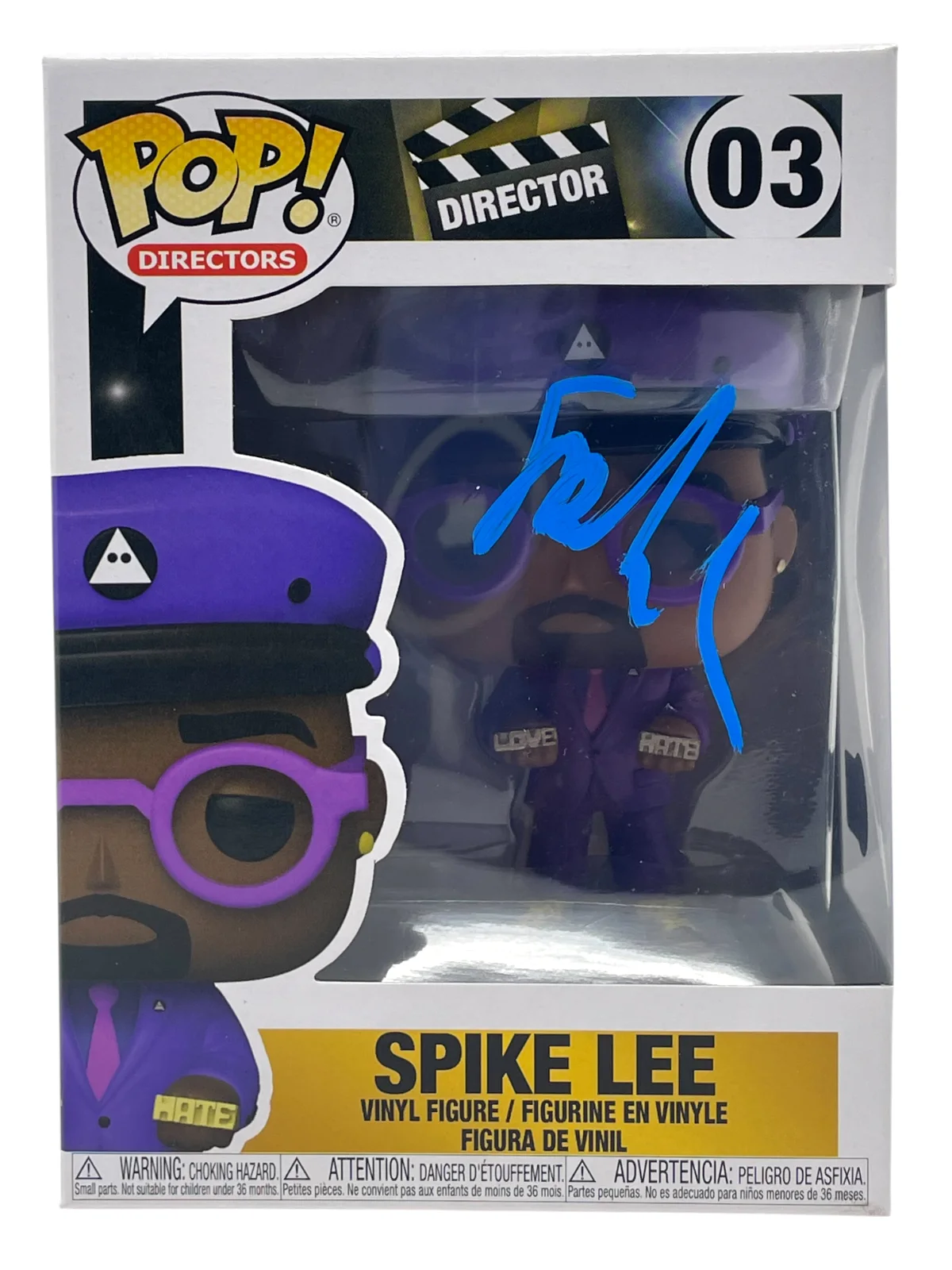Spike Lee — Spike Lee Signed Autograph Funko Pop 03 Director Do The Right Thing Beckett COA