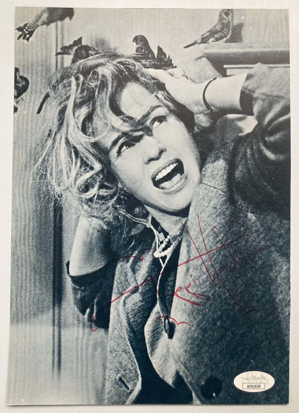 Tippi Hedren — The Birds Tippi Hedren Signed Autograph Magazine Page - JSA Cert - FREE S&H!, image 2