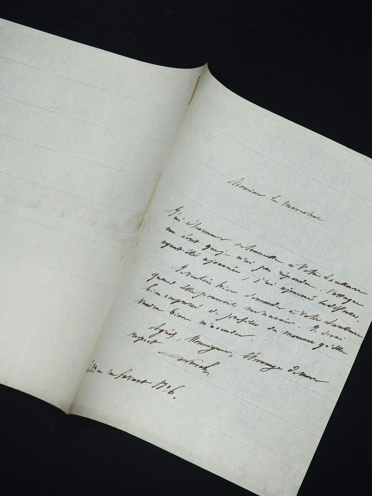 DIRECTORY - signed letter - to "Monsieur le marshal" - 1796, изображение 4