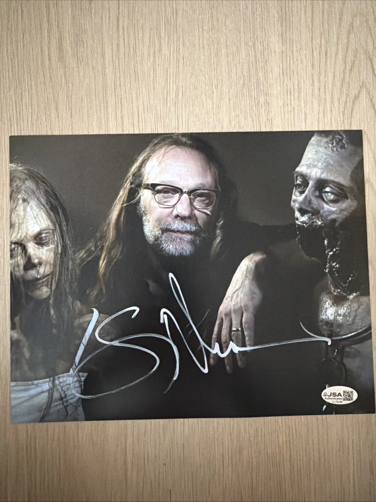 Greg Nicotero signed Walking Dead 8x10 JSA Authenticated Autograph, image 2