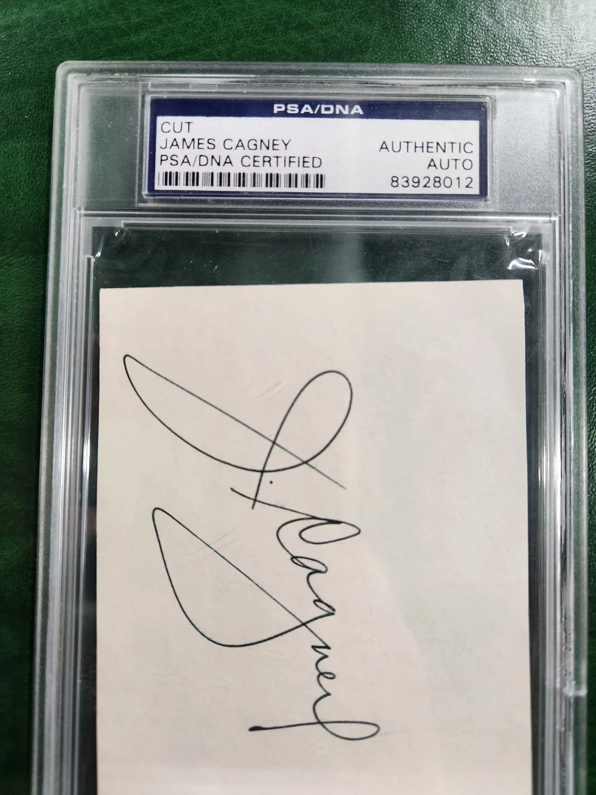 James Cagney — Certified JAMES CAGNEY (1899-1986) autograph cut signed PSA/DNA, image 4