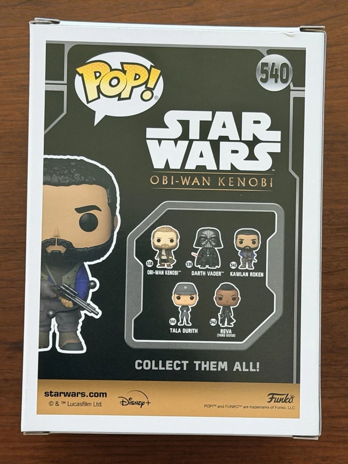 Oshea Jackson — O'SHEA JACKSON SIGNED STAR WARS FUNKO POP KAWLAN ROKEN OBI WAN SWAU COA, image 4