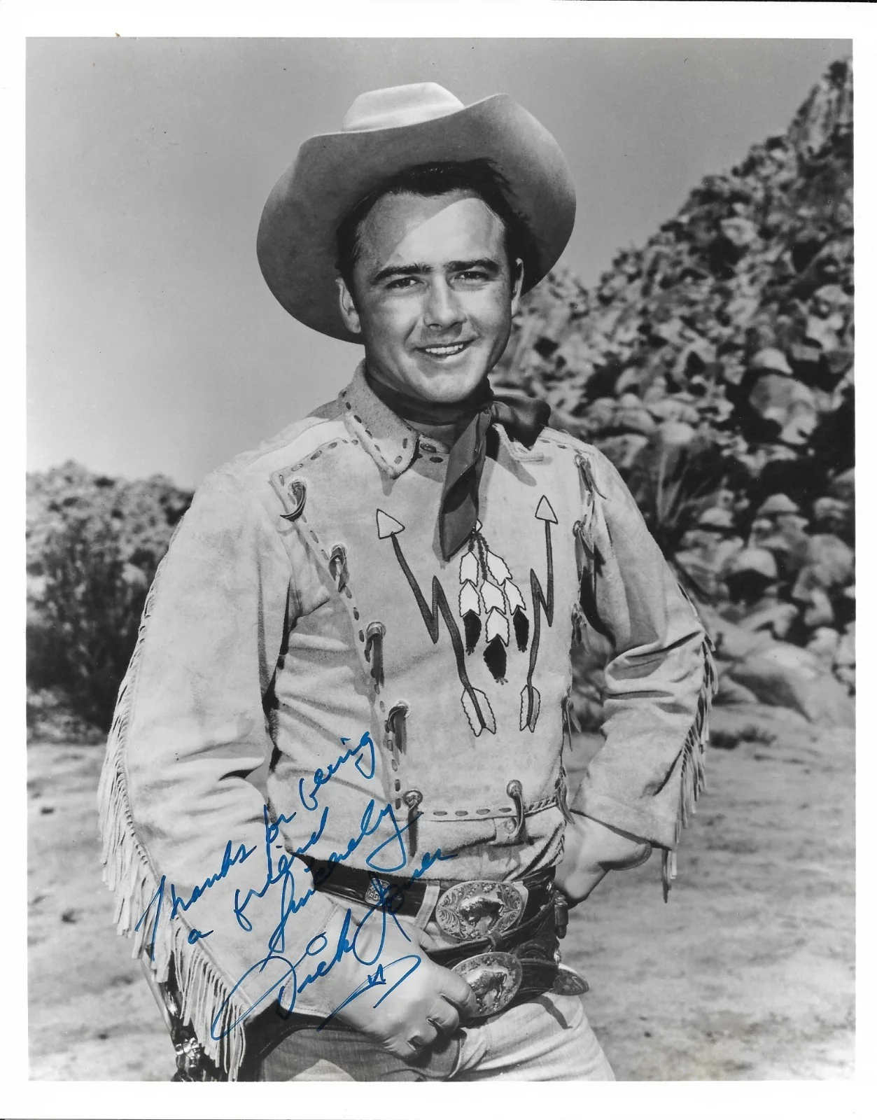 Dick Jones — Classic DICK JONES Signed 8 x 10 Photo