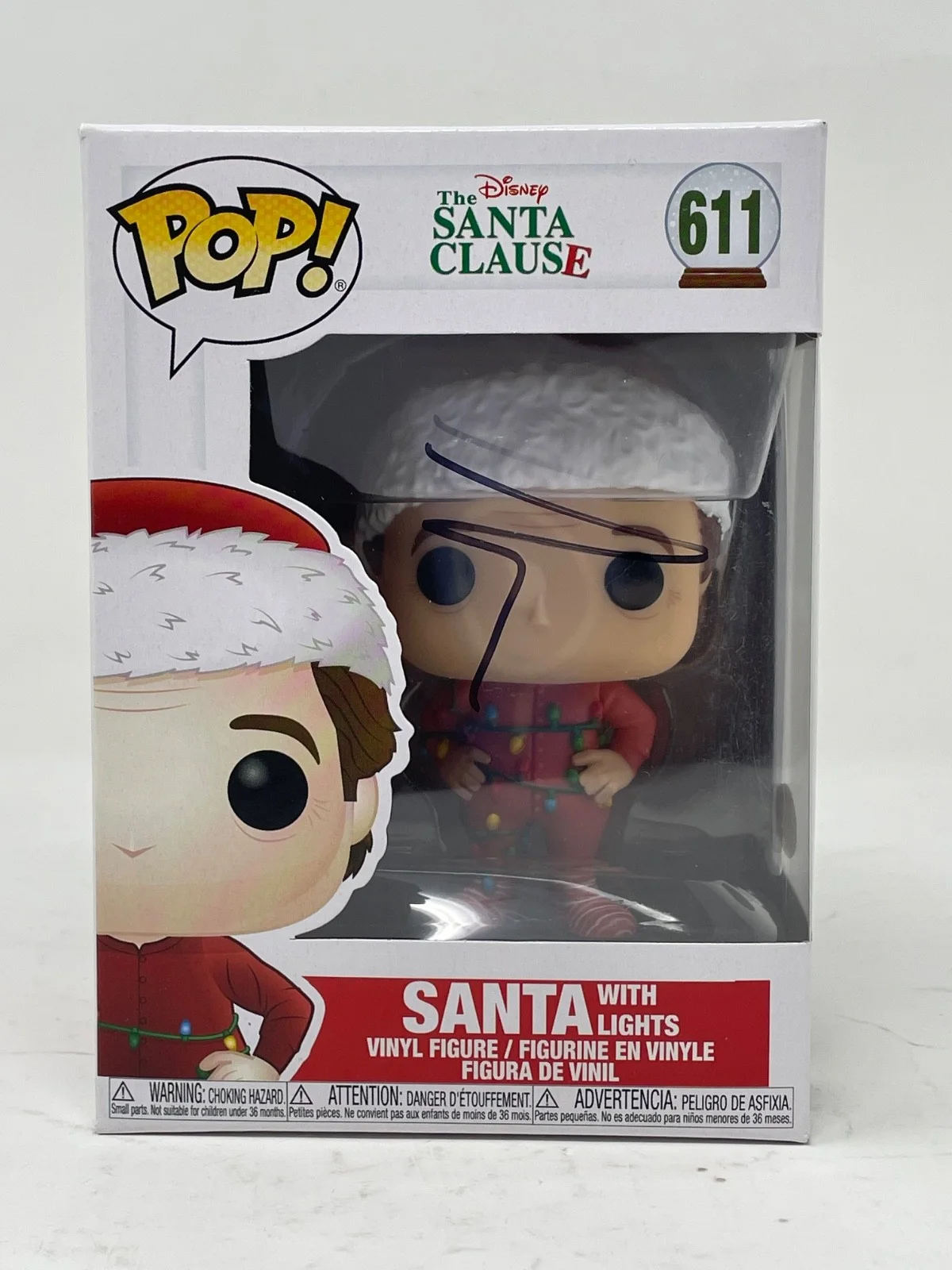 Tim Allen — Tim Allen Signed Autograph The Santa Clause #611 Funko Pop Figure ACOA COA, изображение 2