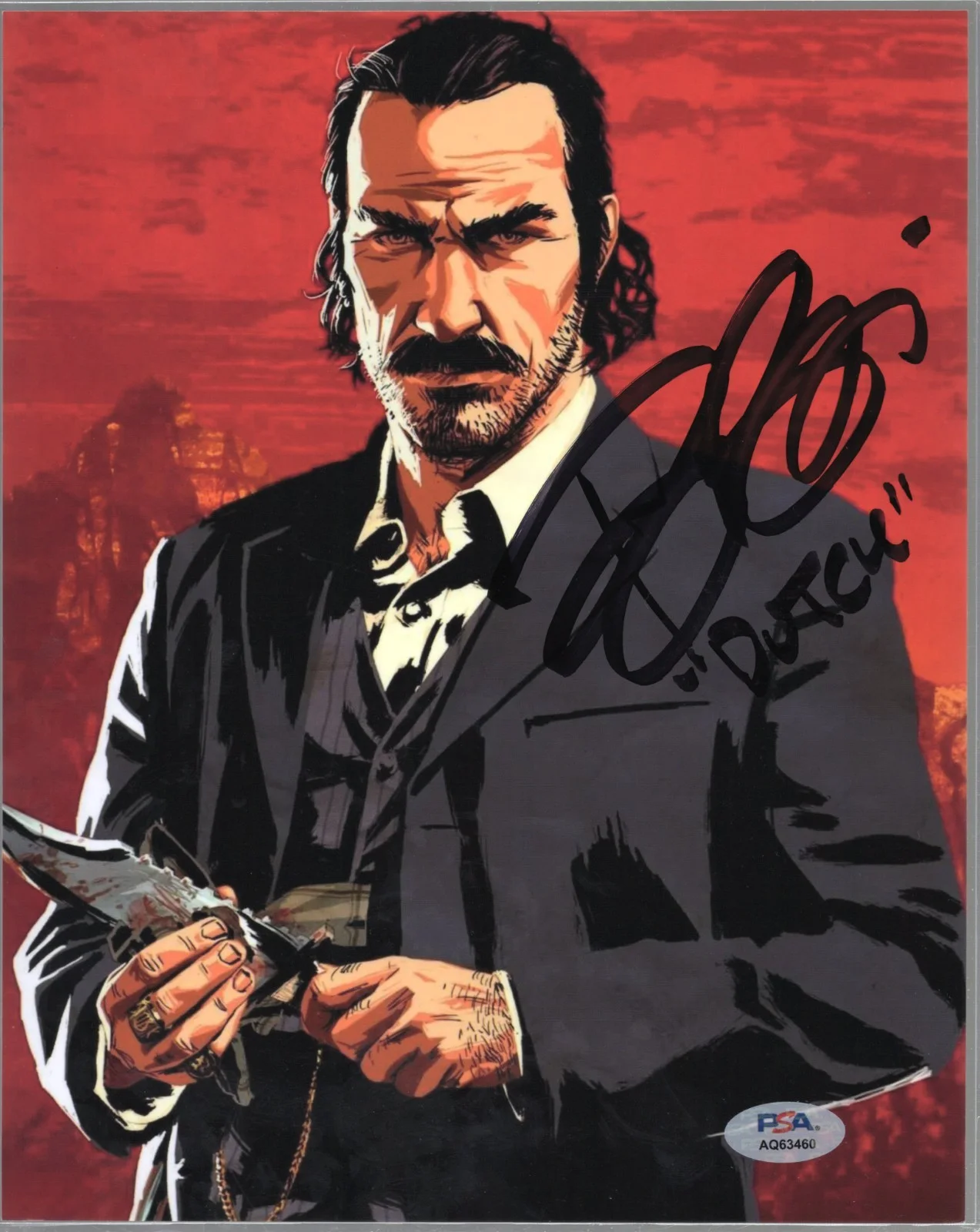 Benjamin Byron Davis — Benjamin Byron Davis Red Dead Redemption Signed 8x10 Photo PSA DNA Auto COA *60