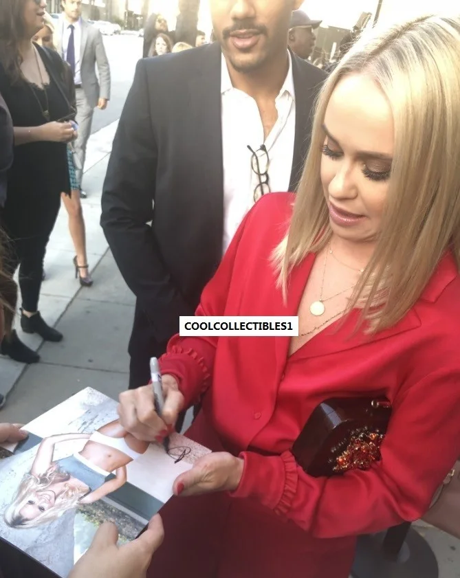 BECCA TOBIN — BECCA TOBIN "GLEE" IN PERSON SIGNED 8X10 COLOR PHOTO 1 COA "EXACT PROOF", изображение 2