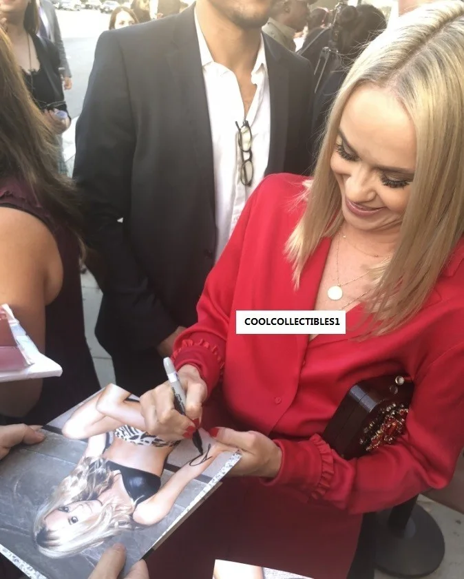 BECCA TOBIN — BECCA TOBIN "GLEE" IN PERSON SIGNED 8X10 COLOR PHOTO 2 COA "EXACT PROOF", изображение 2