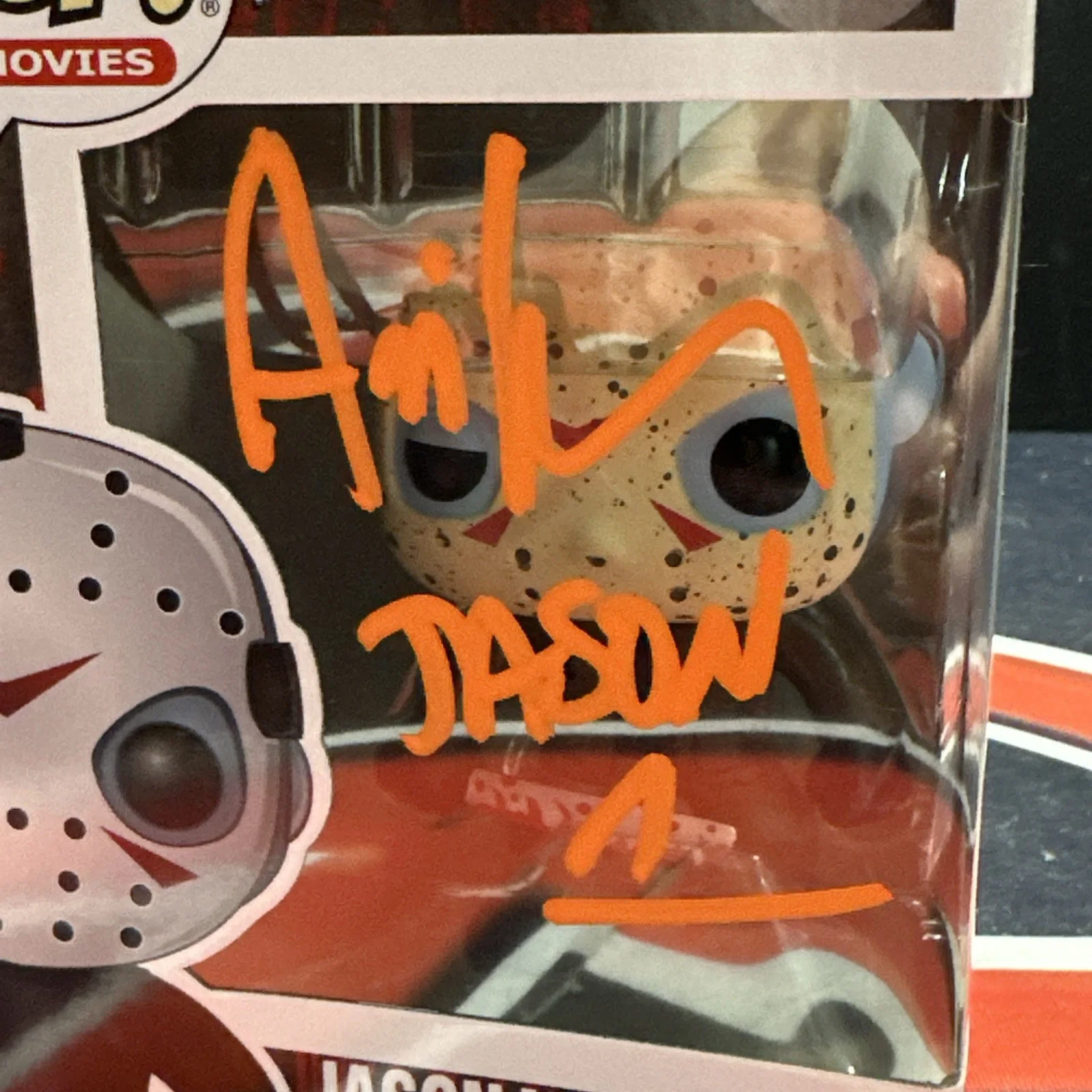 Ari Lehman Signed Friday The 13th Inscribed Jason Voorhees Funko Pop Beckett BAS, image 2