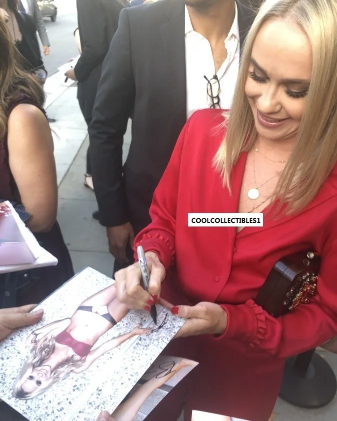 BECCA TOBIN — BECCA TOBIN "GLEE" IN PERSON SIGNED 8X10 COLOR PHOTO 3 COA "EXACT PROOF", изображение 2