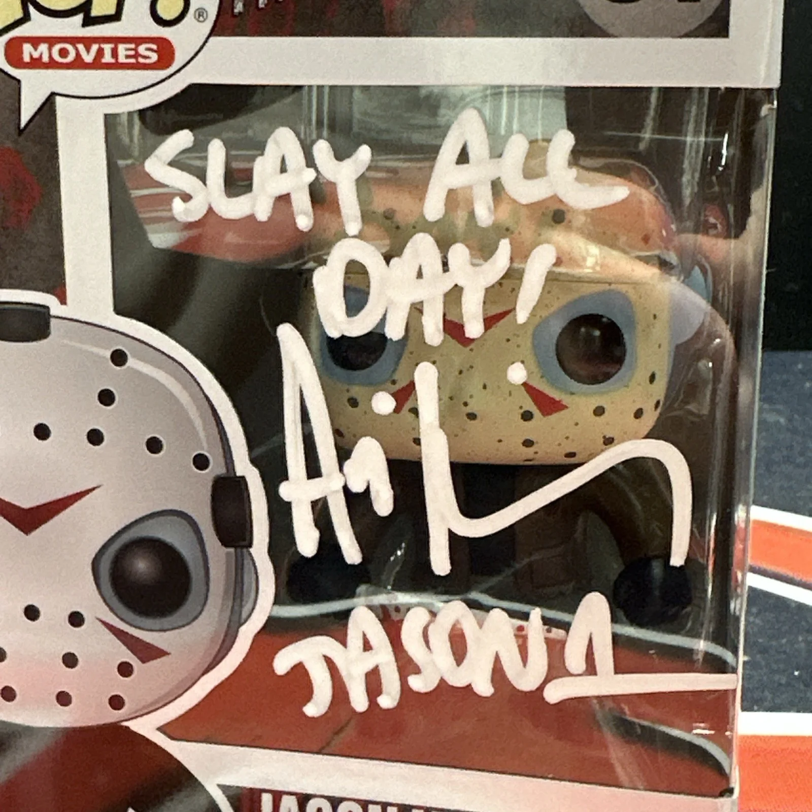 Ari Lehman Signed Friday The 13th Inscribed Jason Voorhees Funko Pop Beckett BAS, image 2