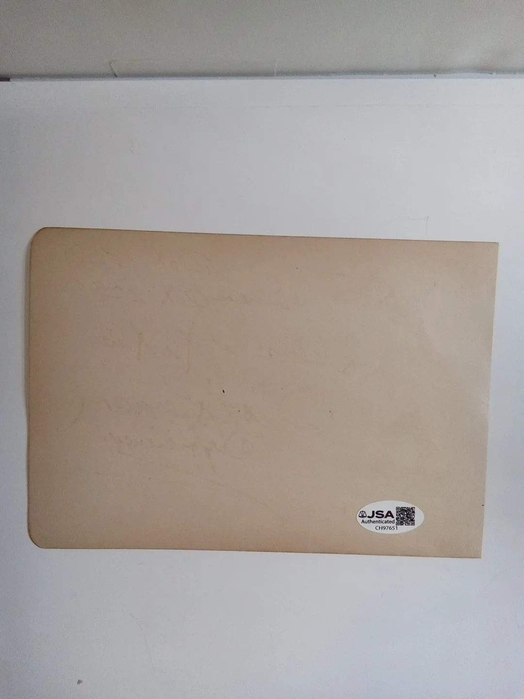 Florence Reed Broadway Shangai Gesture Legend Signed Paper JSA, image 3