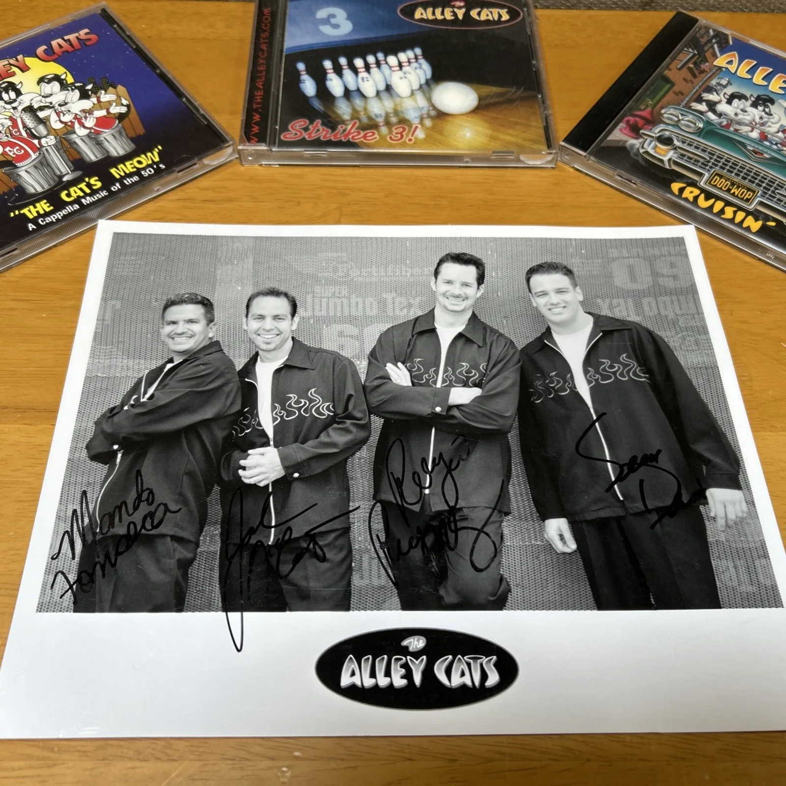 The Alley Cats, Doo-Wop Quartet, 3 CDs With Signed Photograph, image 2