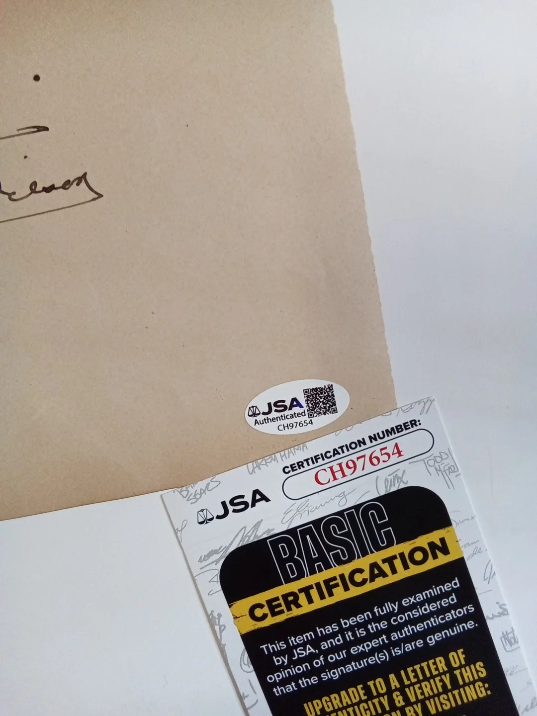 Francis Wilson & John Mason Signed Paper Broadway Actor Equigy Founder JSA, image 3