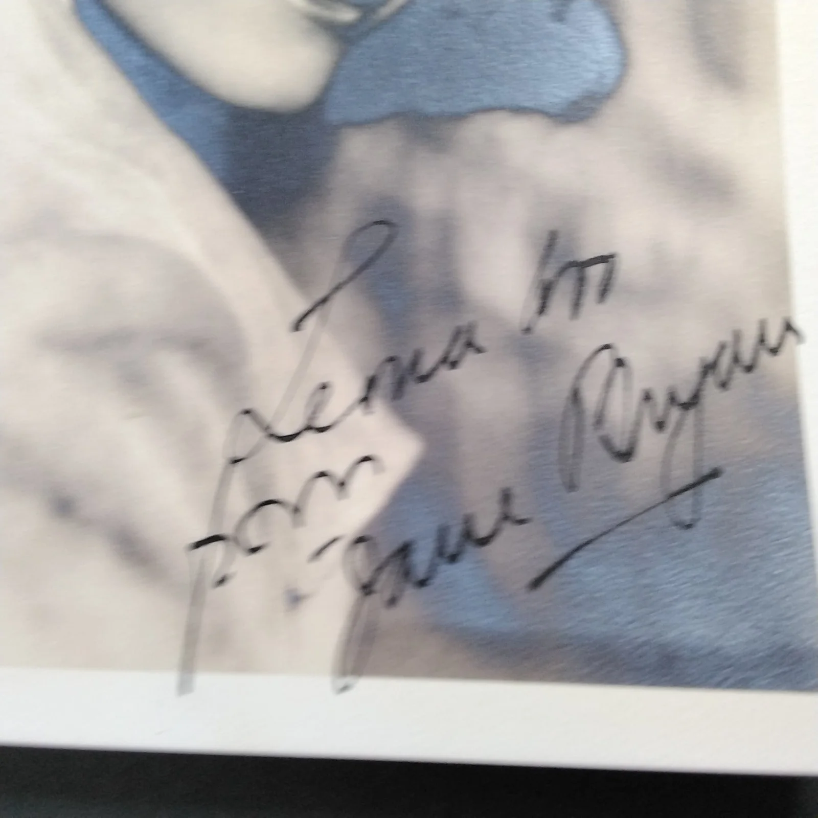 Jane Wyman SIGNED DW Photo Film Actress Falcon Crest The Yearling Johnny Belinda, изображение 4