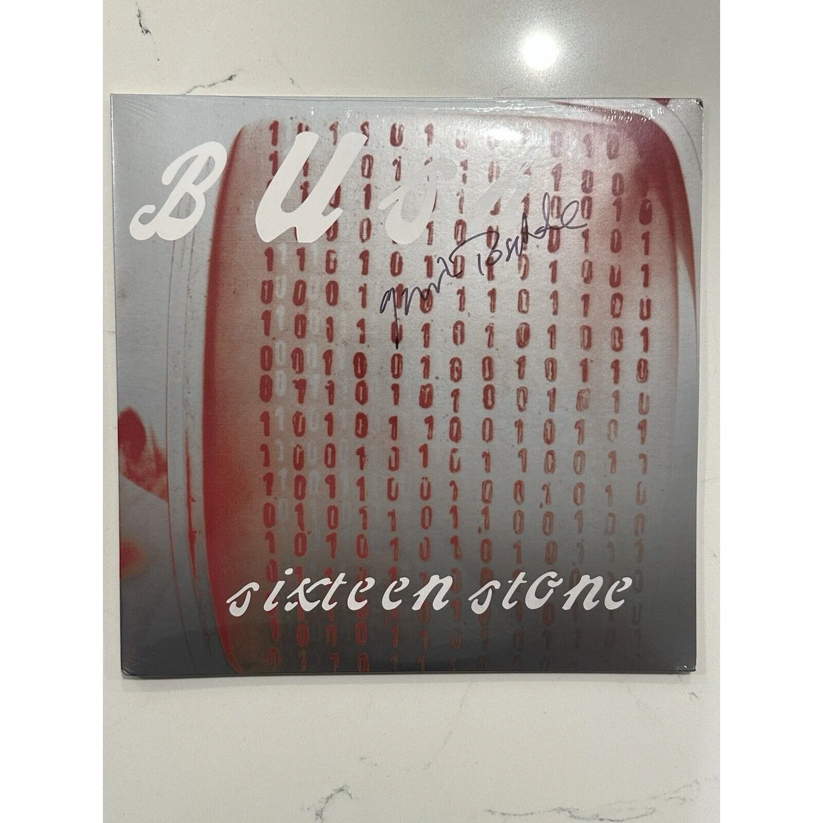 Gavin Rossdale — AUTOGRAPHED Bush Sixteen Stone Gavin Rossdale Red 30th Vinyl LP SIGNED