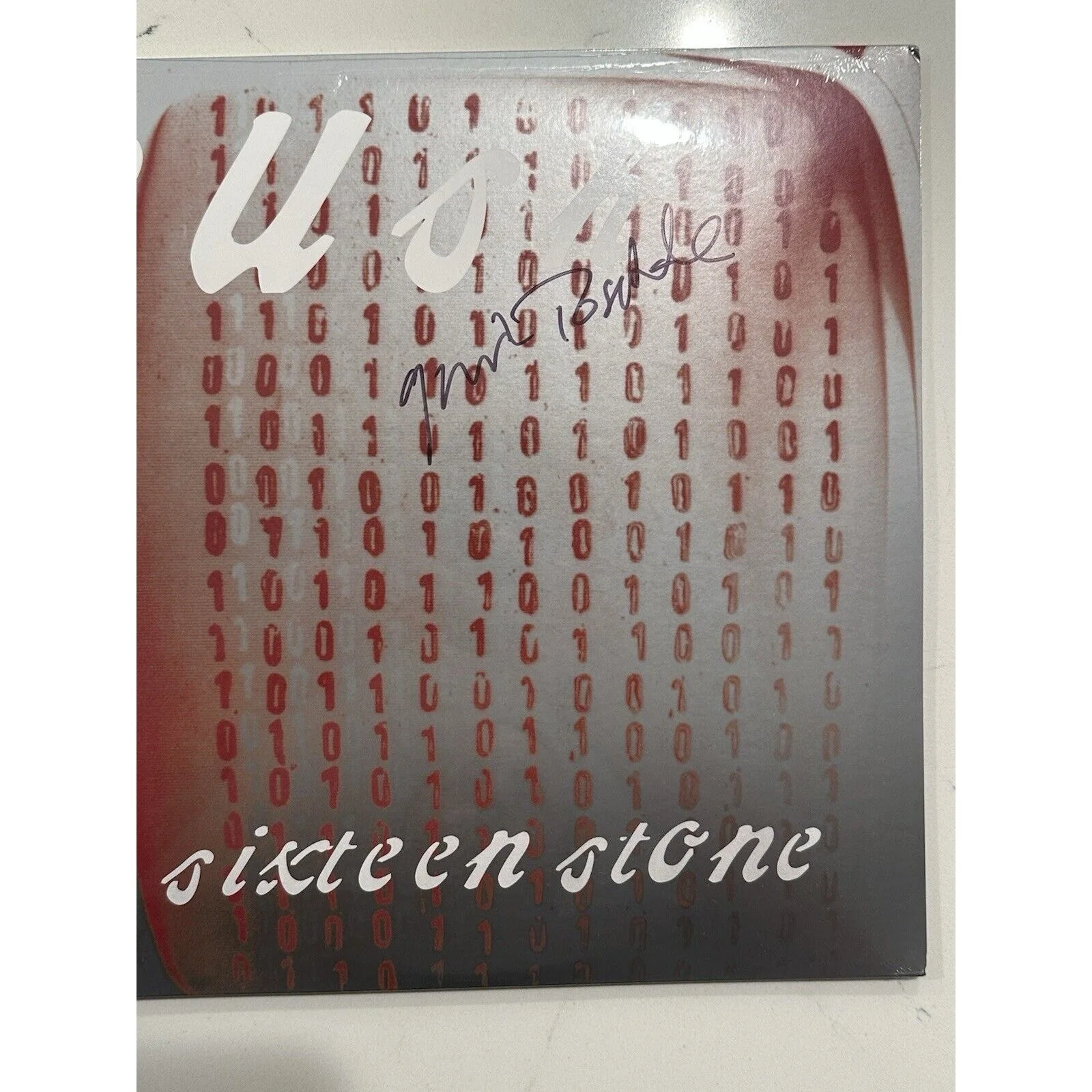 Gavin Rossdale — AUTOGRAPHED Bush Sixteen Stone Gavin Rossdale Red 30th Vinyl LP SIGNED, image 3