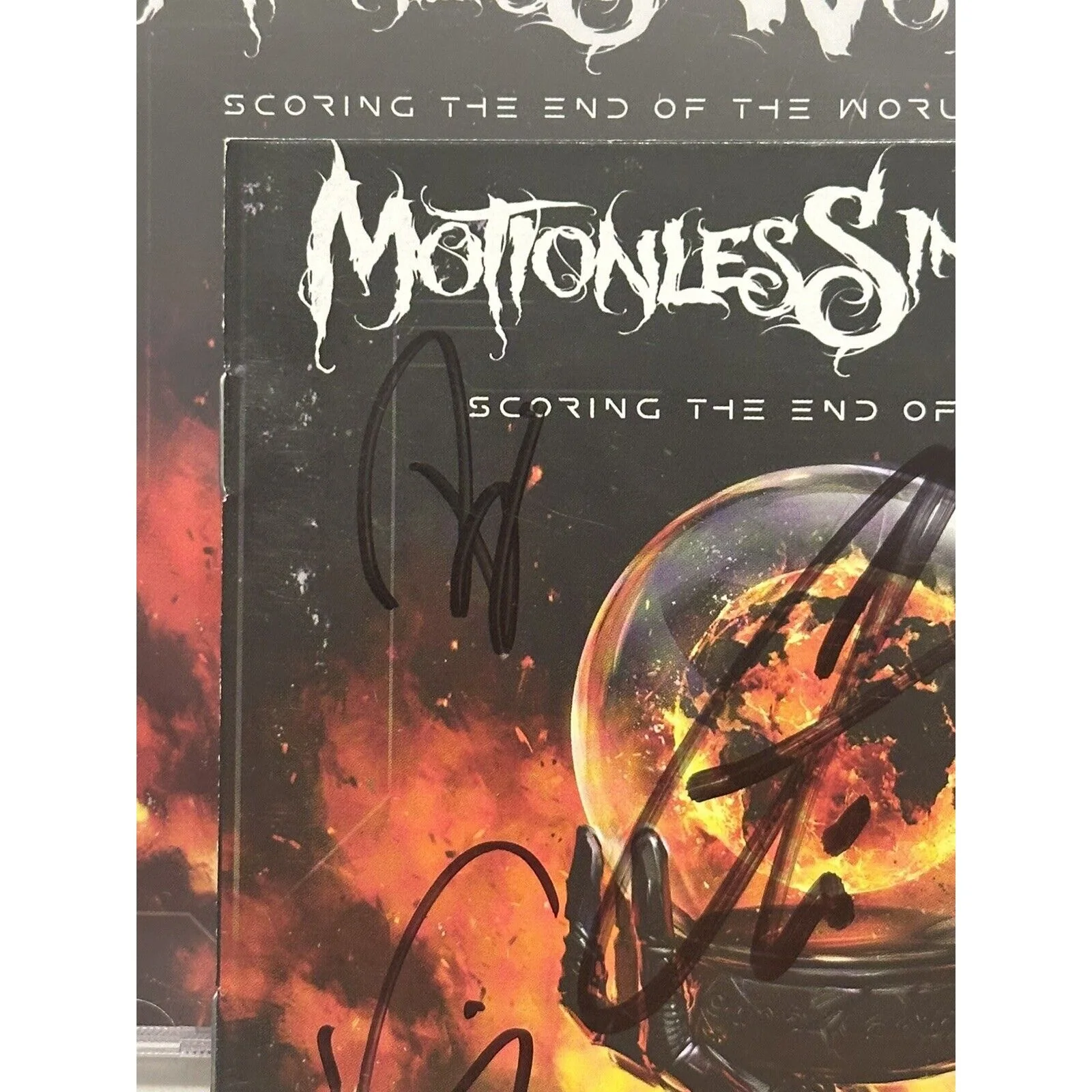 Motionless In White SIGNED Scoring The End Of The World CD COA AUTOGRAPHED #1, image 4