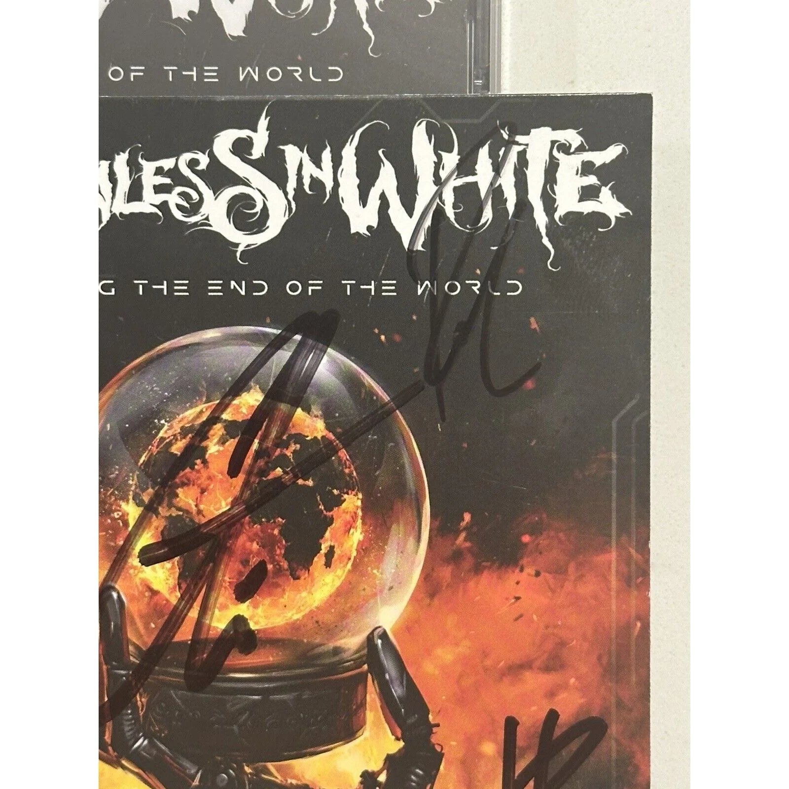 Motionless In White SIGNED Scoring The End Of The World CD COA AUTOGRAPHED #1, image 5