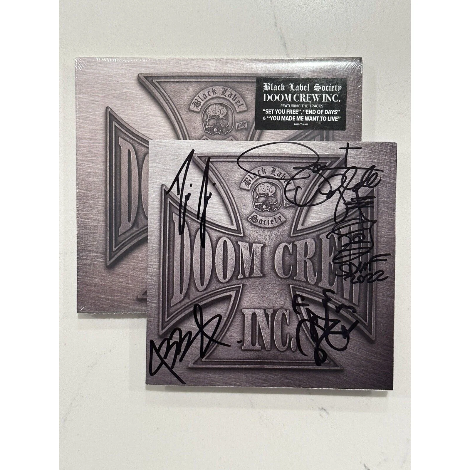 Black Label Society Autographed Doom Crew Inc. CD SIGNED ACOA COA #1, image 3