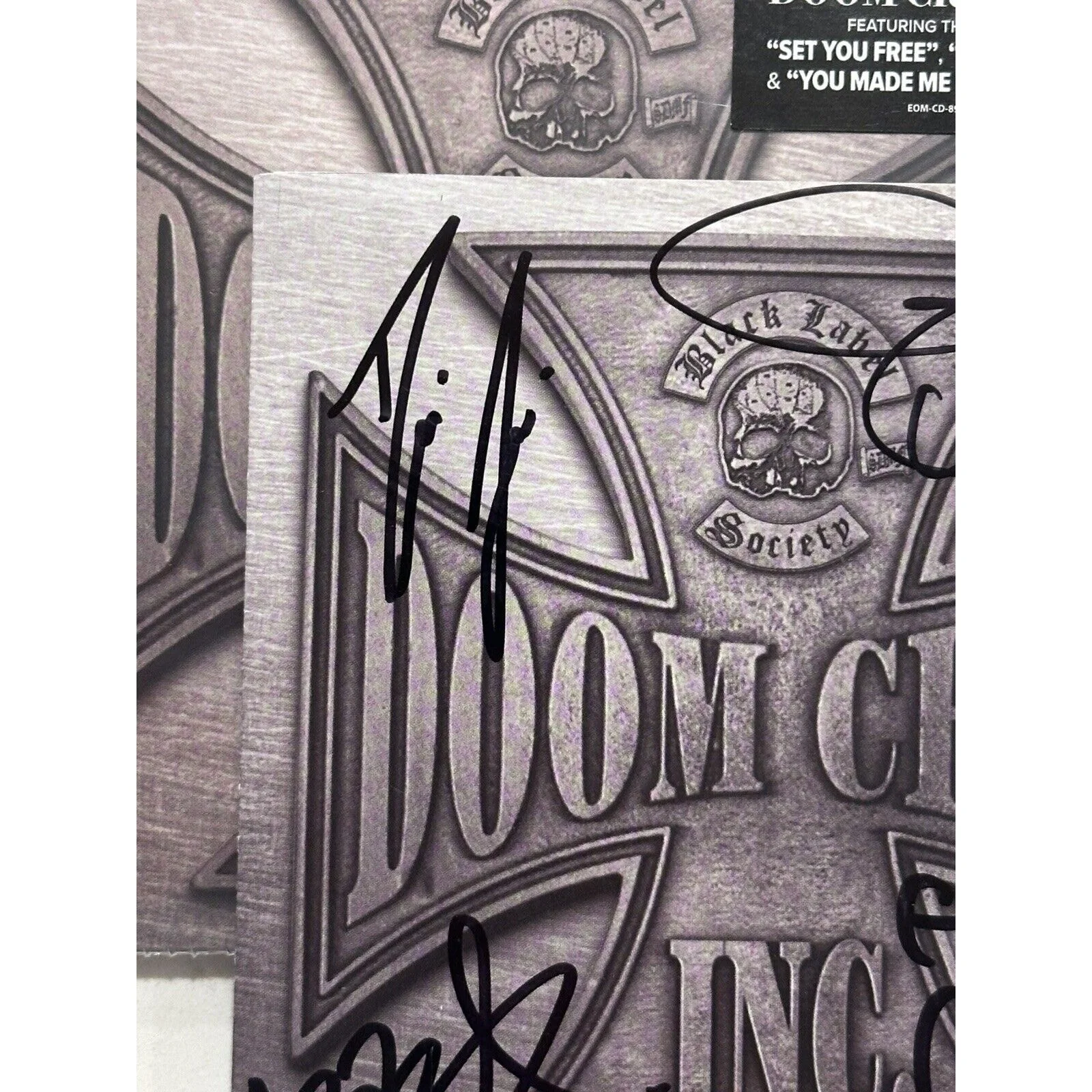 Black Label Society Autographed Doom Crew Inc. CD SIGNED ACOA COA #1, image 5