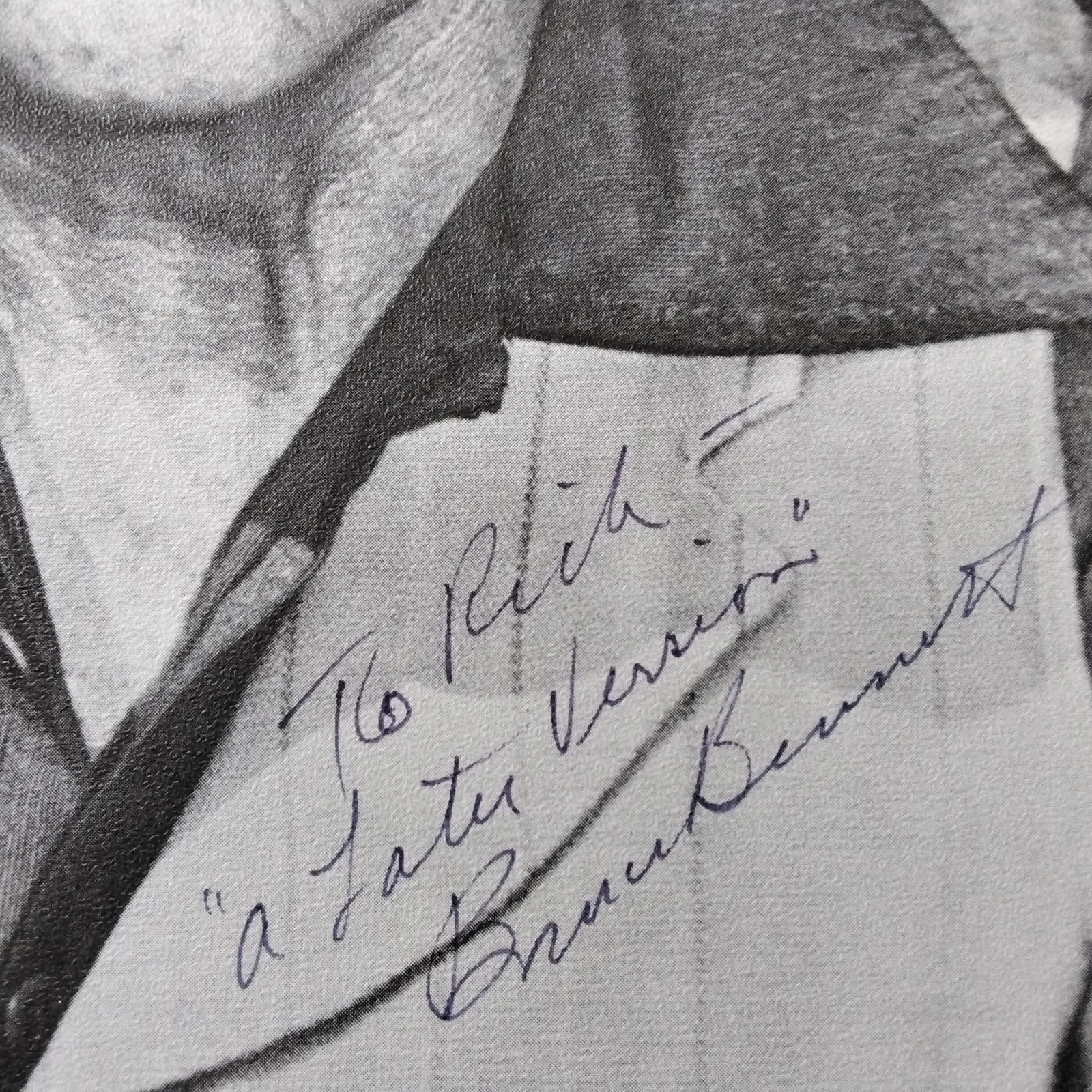 Bruce Bennett Signed Photo 40s Movie TV Actor Trazan Midred Pierce Dark Passage, изображение 5