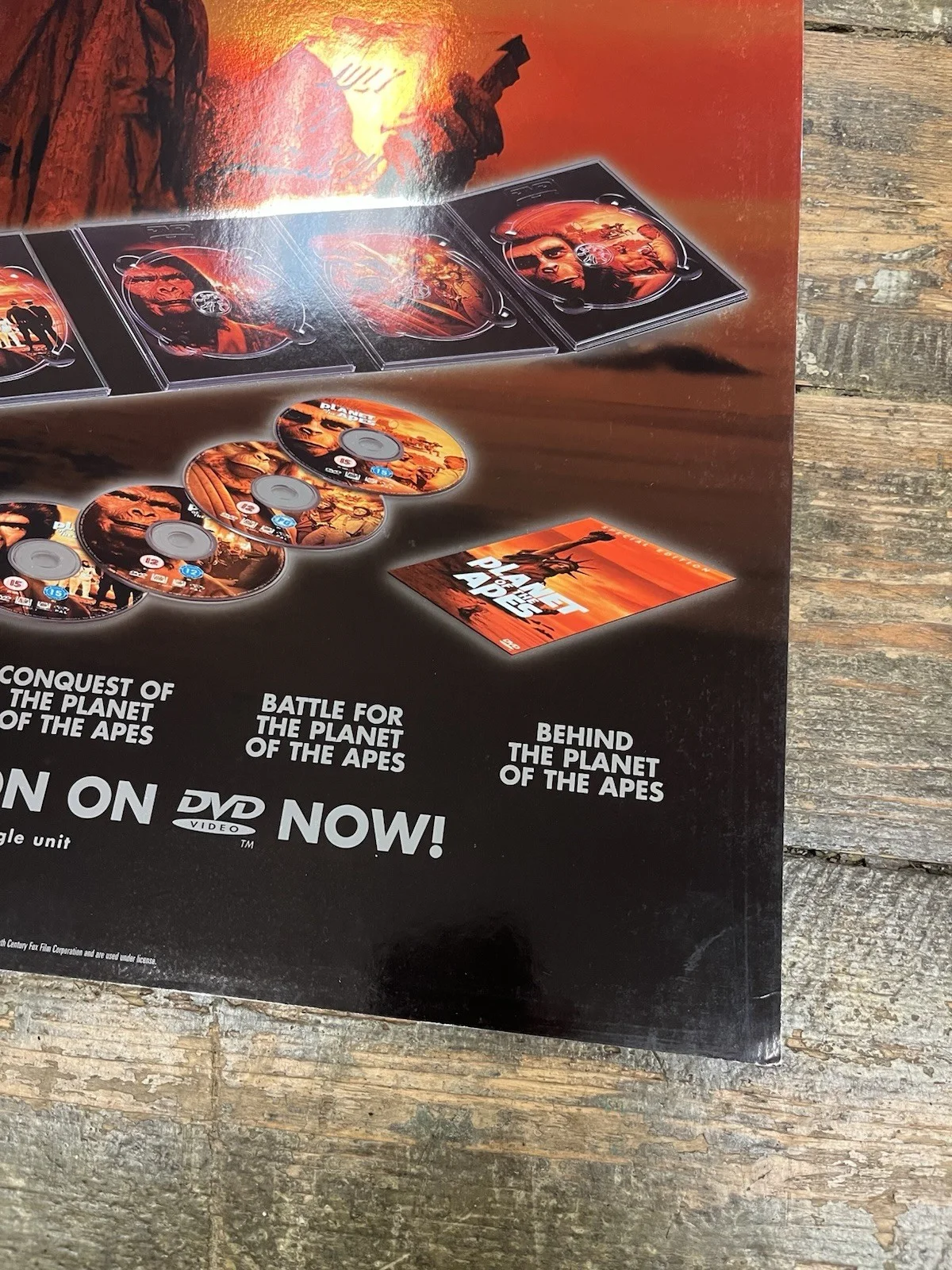 Planet of the Apes Special Edition Promotional Poster 2001 Vintage rare Original, изображение 4