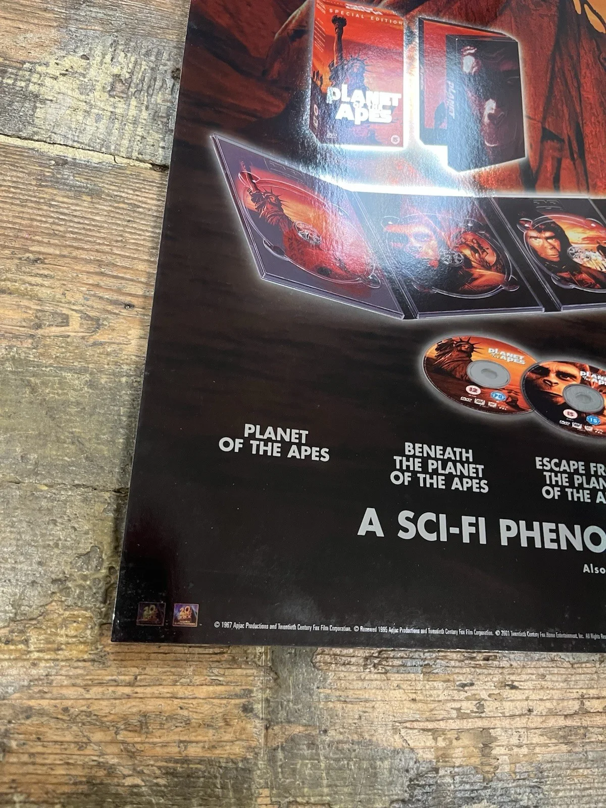 Planet of the Apes Special Edition Promotional Poster 2001 Vintage rare Original, изображение 5