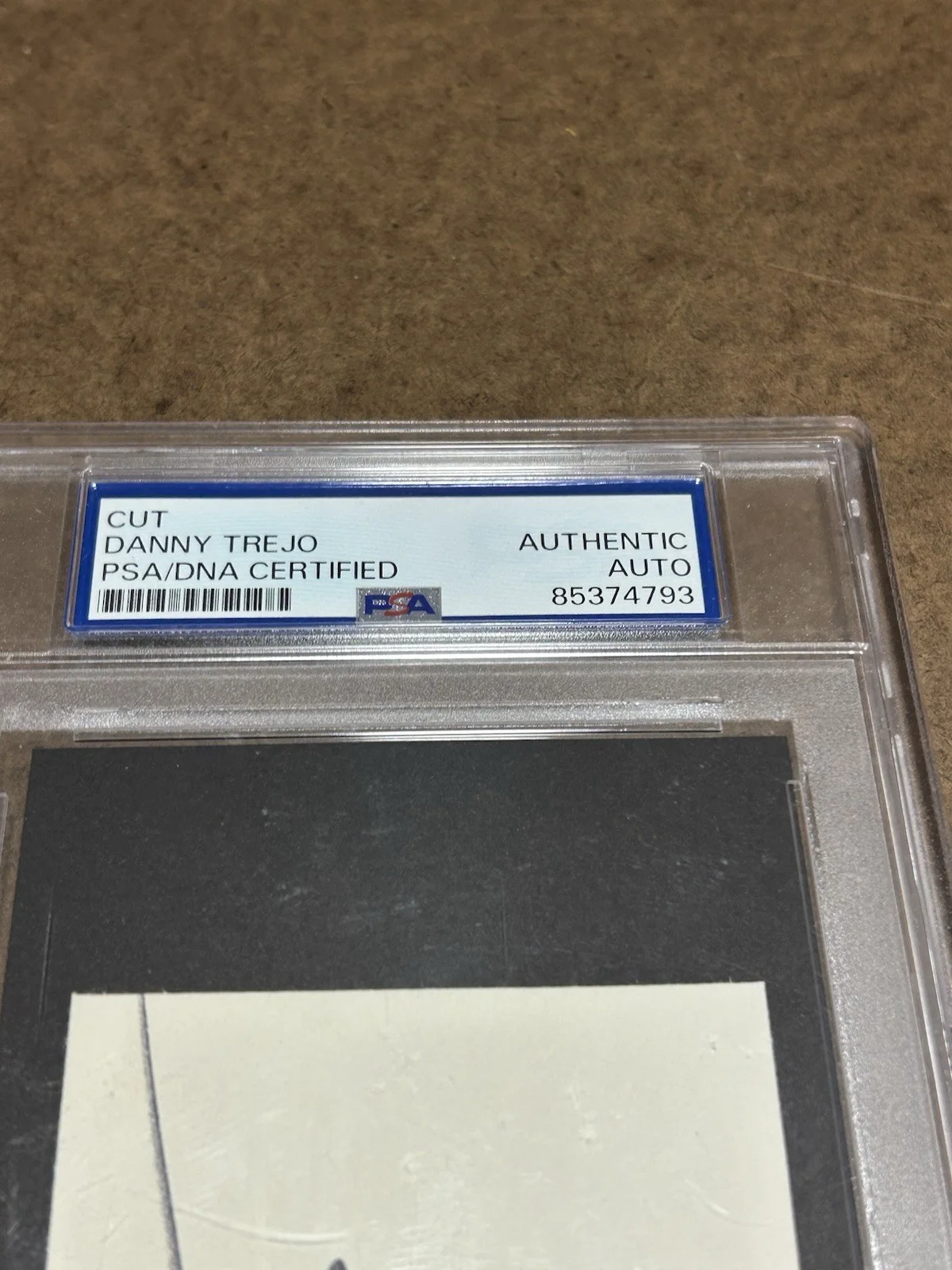 PSA/DNA CERTIFIED DANNY TREJO AUTHENTIC AUTOGRAPHED CUT, image 2