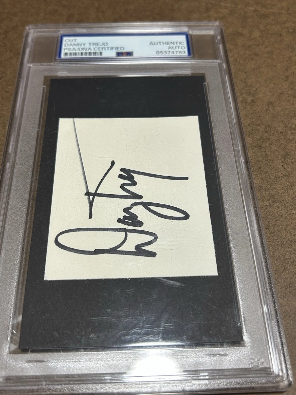 PSA/DNA CERTIFIED DANNY TREJO AUTHENTIC AUTOGRAPHED CUT, image 3