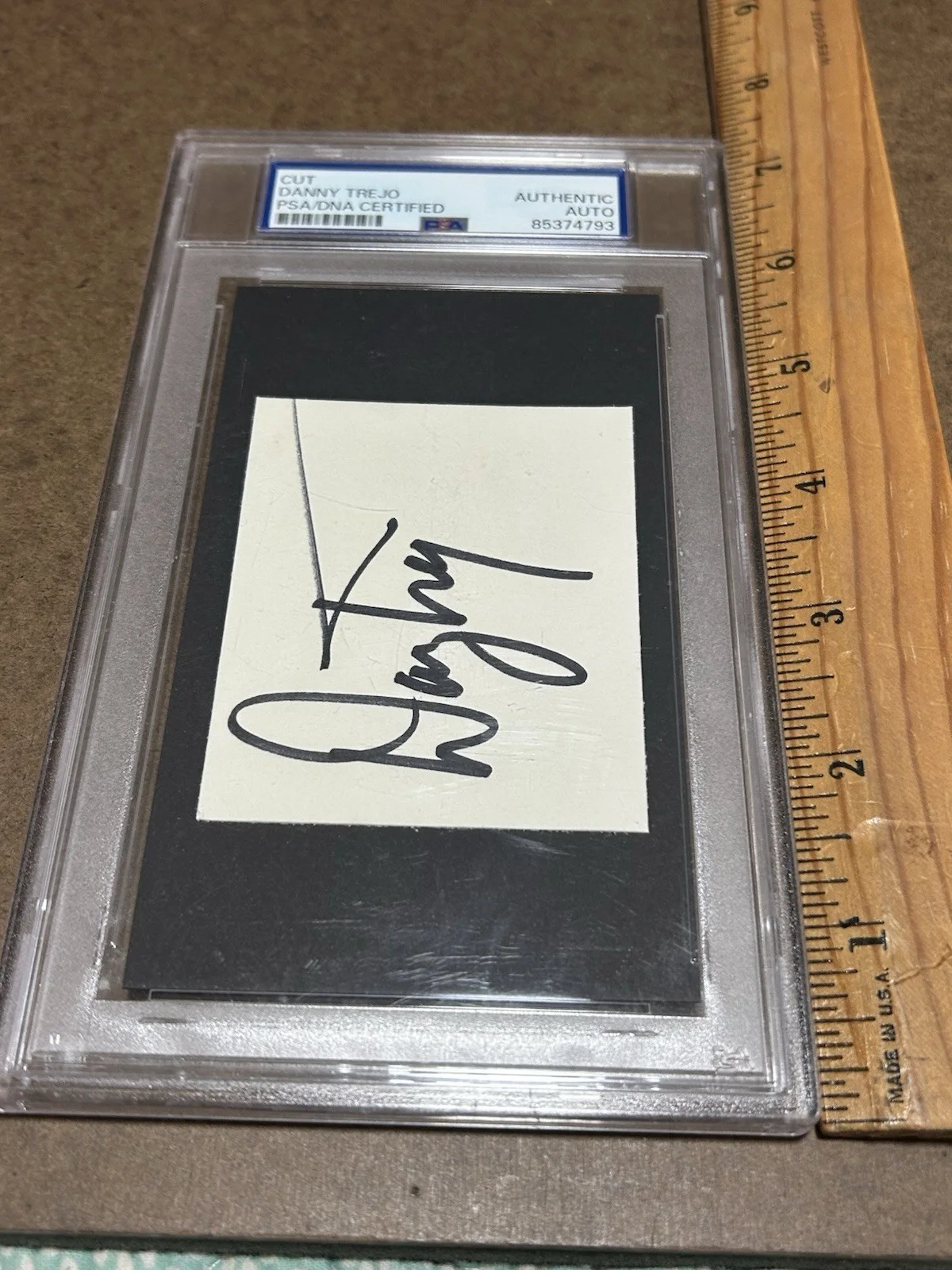 PSA/DNA CERTIFIED DANNY TREJO AUTHENTIC AUTOGRAPHED CUT, image 4