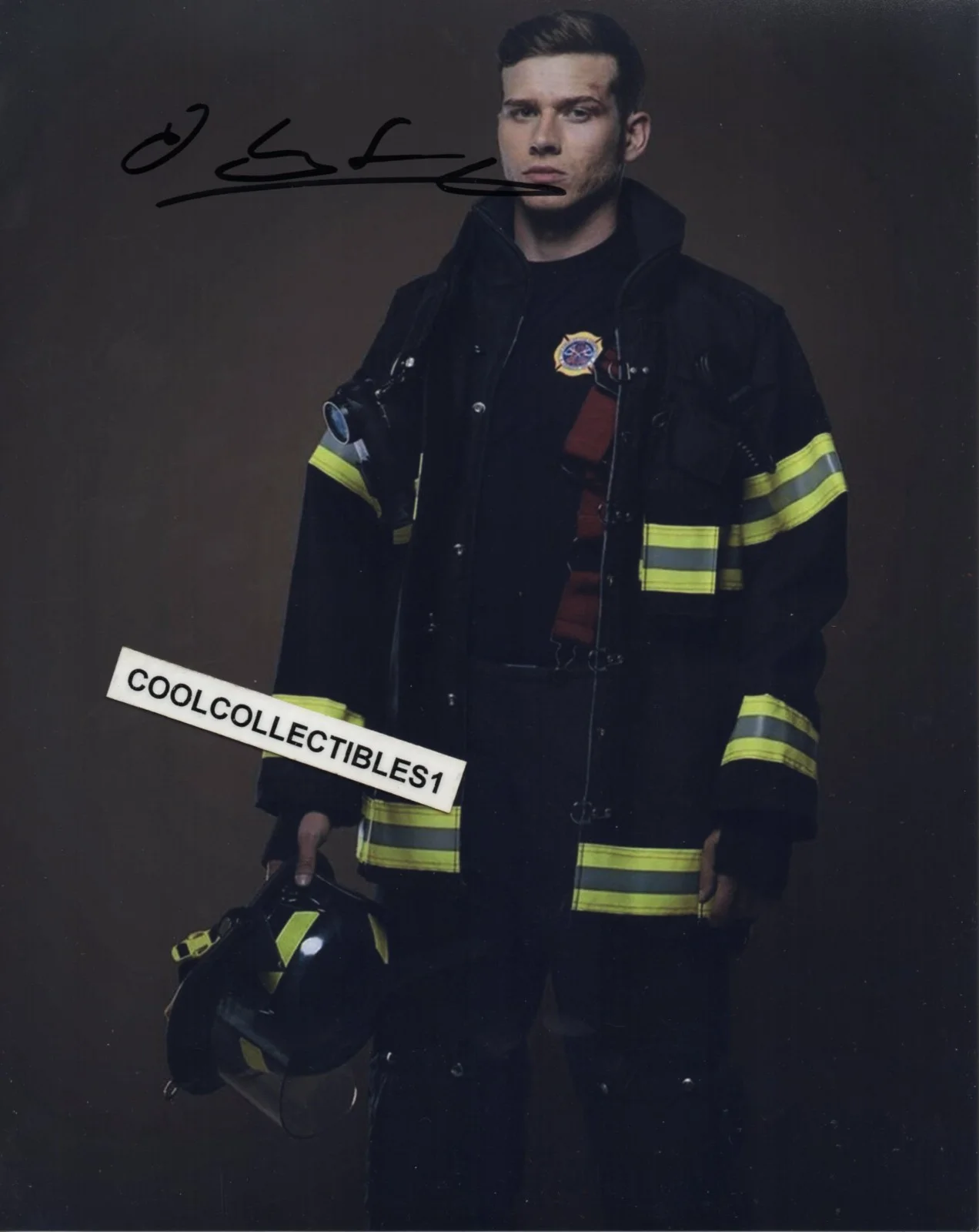 OLIVER STARK — OLIVER STARK "9-11" IN PERSON SIGNED 8X10 COLOR PHOTO 1 COA "PROOF"