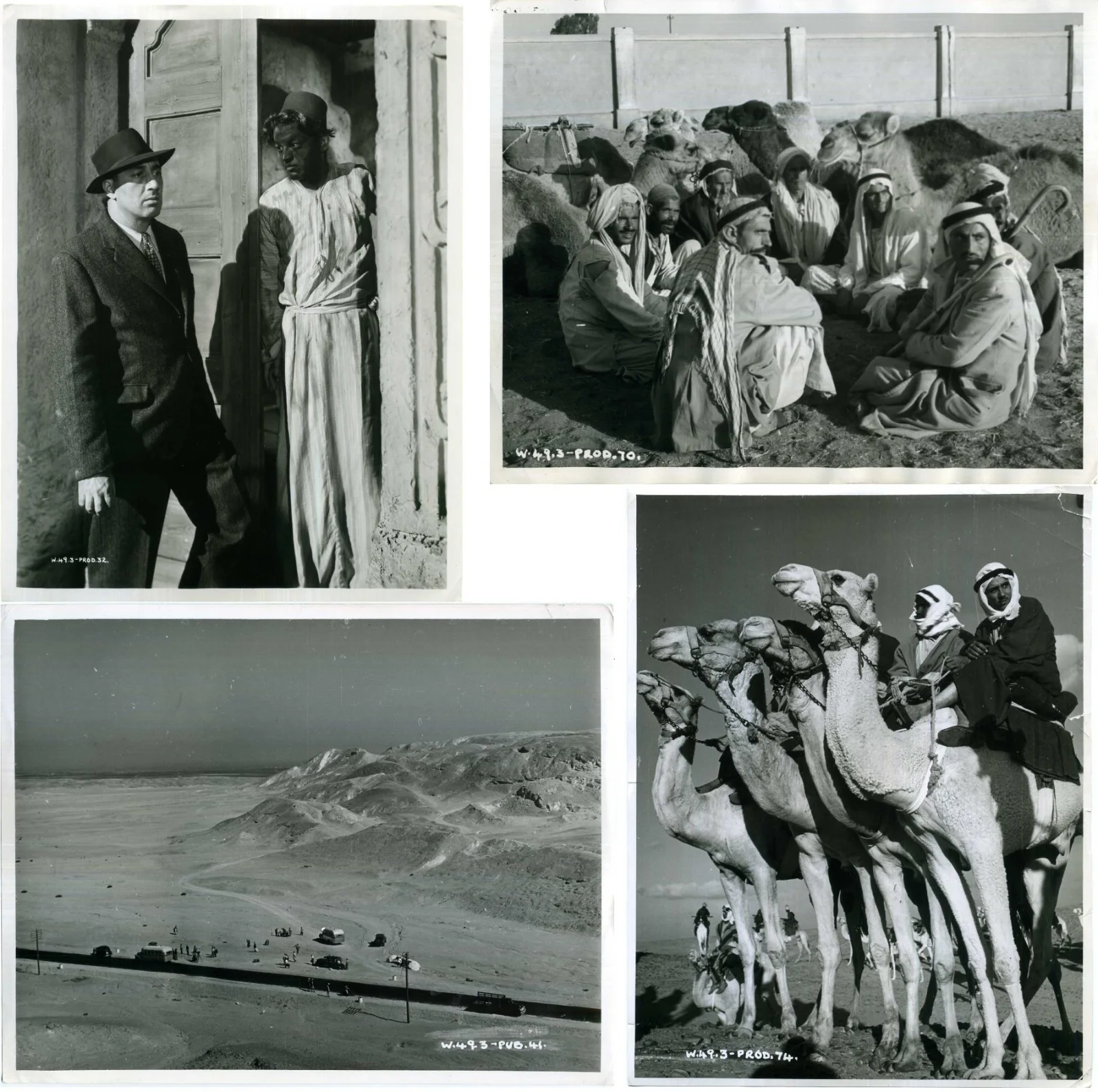 CAIRO ROAD 1950 Eric Portman, Harold Lang, Grégoire Aslan 14 10x8 STILLS, image 3