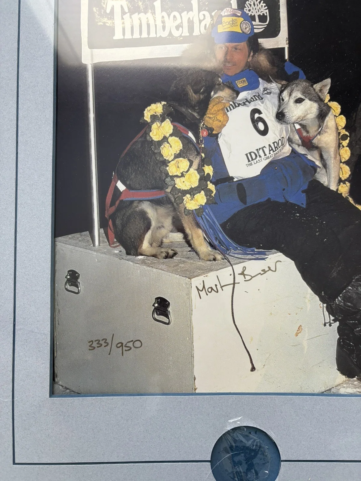 Martin Buser Alaska 1994 Iditarod Champion Silver Medallion & Signed Photo Coin, изображение 5