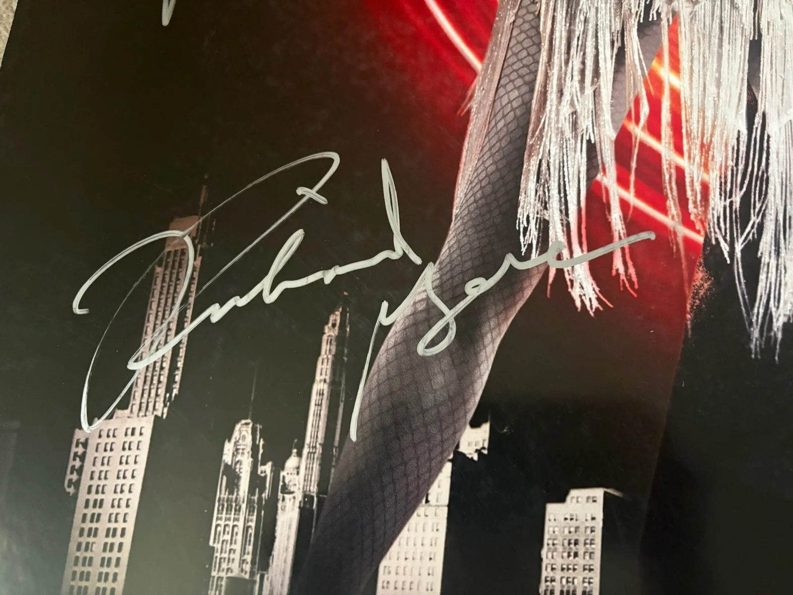Catherine Zeta Jones — Chicago Movie Poster 40x27 Signed By 5 Stars C Jones, Richard Gere Etc. w/COA, изображение 3