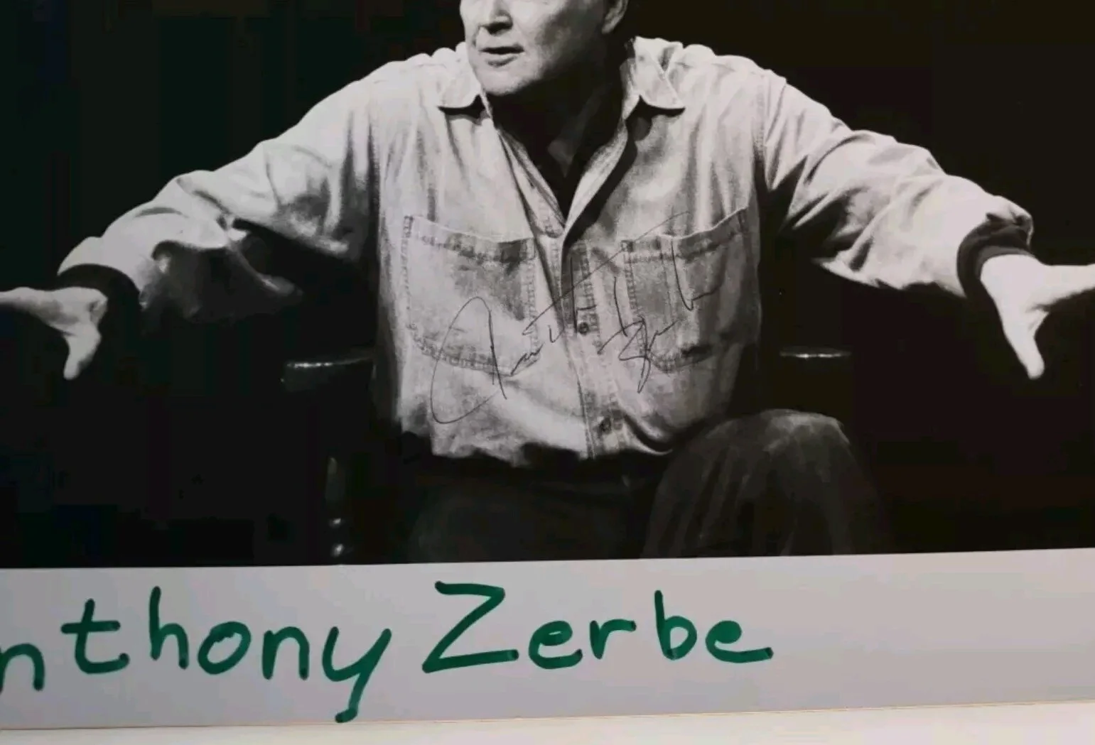Anthony Zerbe — Anthony Zerbe Signed 8x10 Photo Autograph Star Trek Matrix James Bond, изображение 3