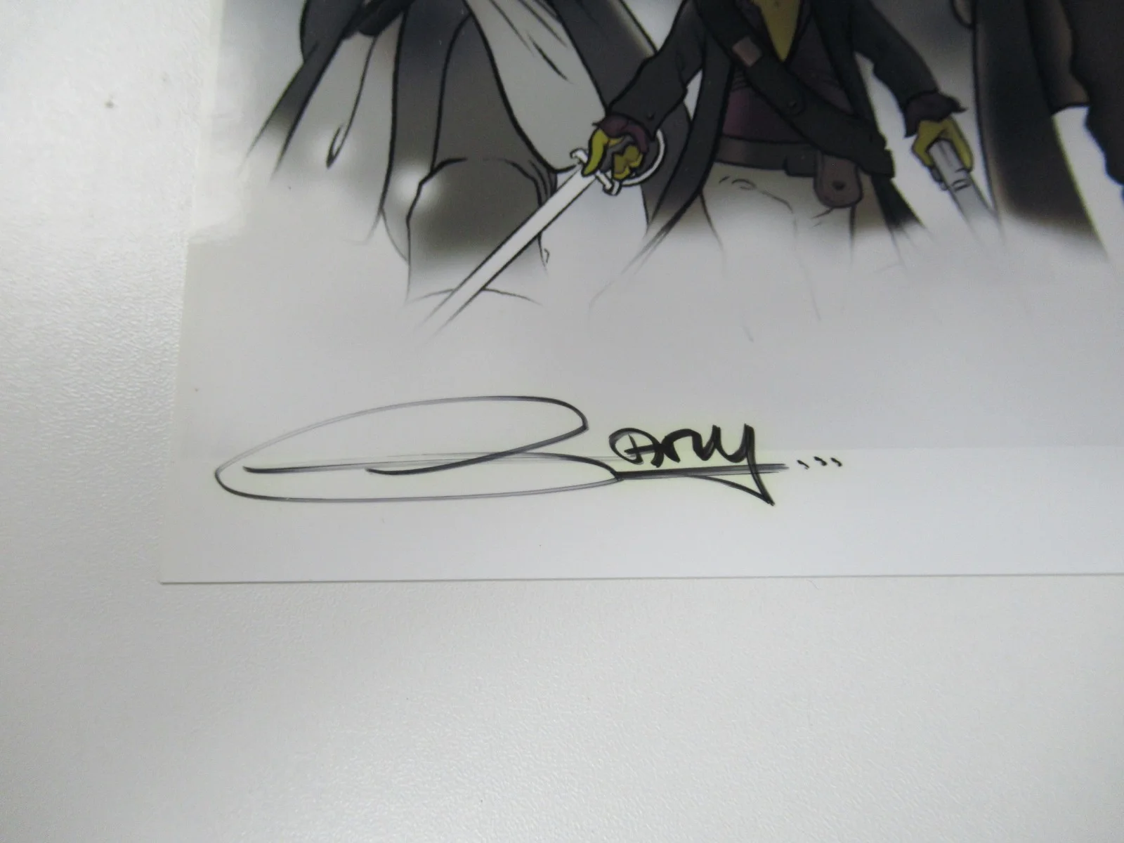 Christopher Lloyd — Artist Gary Yap Signed Pirate Simpsons 8x10 Photo JSA Authenticated, изображение 2