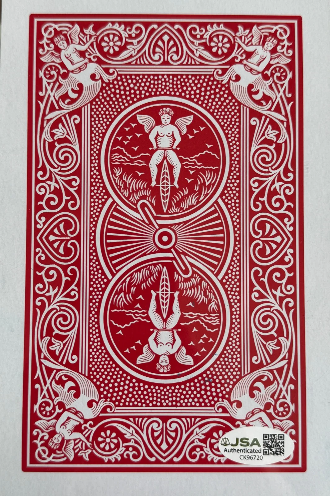 Barry Keoghan signed Oversized Joker Playing Card JSA COA Actor Auto Z2552, изображение 2