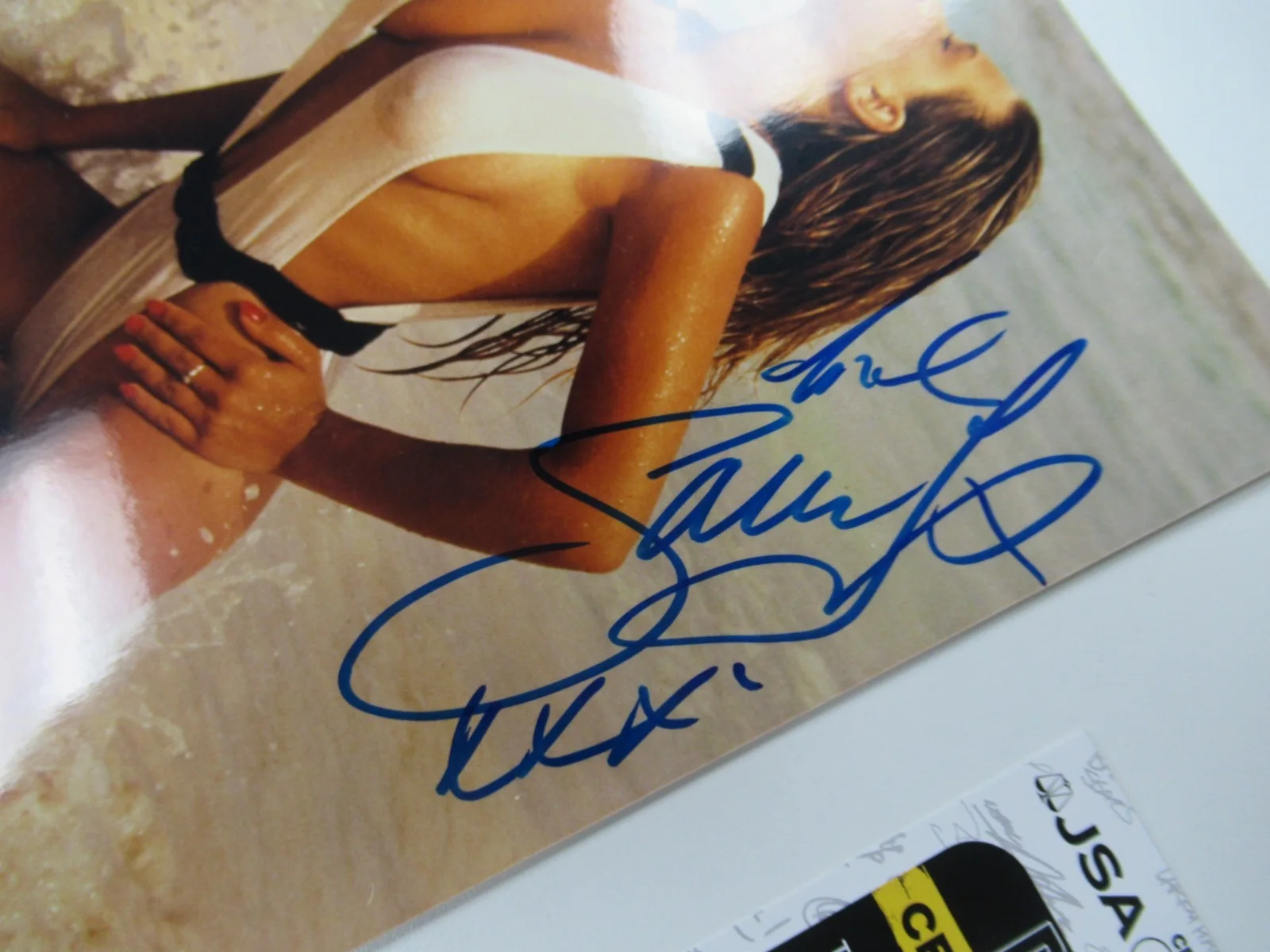 Samantha Fox Signed 8x10 Photo Autograph JSA Authenticated, image 2