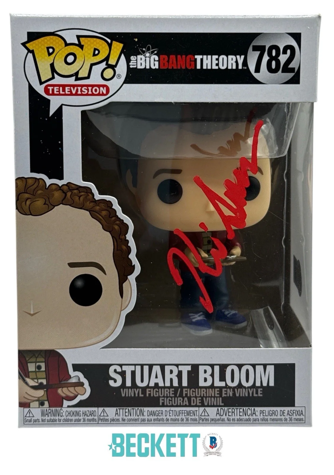 Kevin Sussman — Kevin Sussman Signed The Big Bang Theory Stuart Bloom Funko Pop Beckett with COA