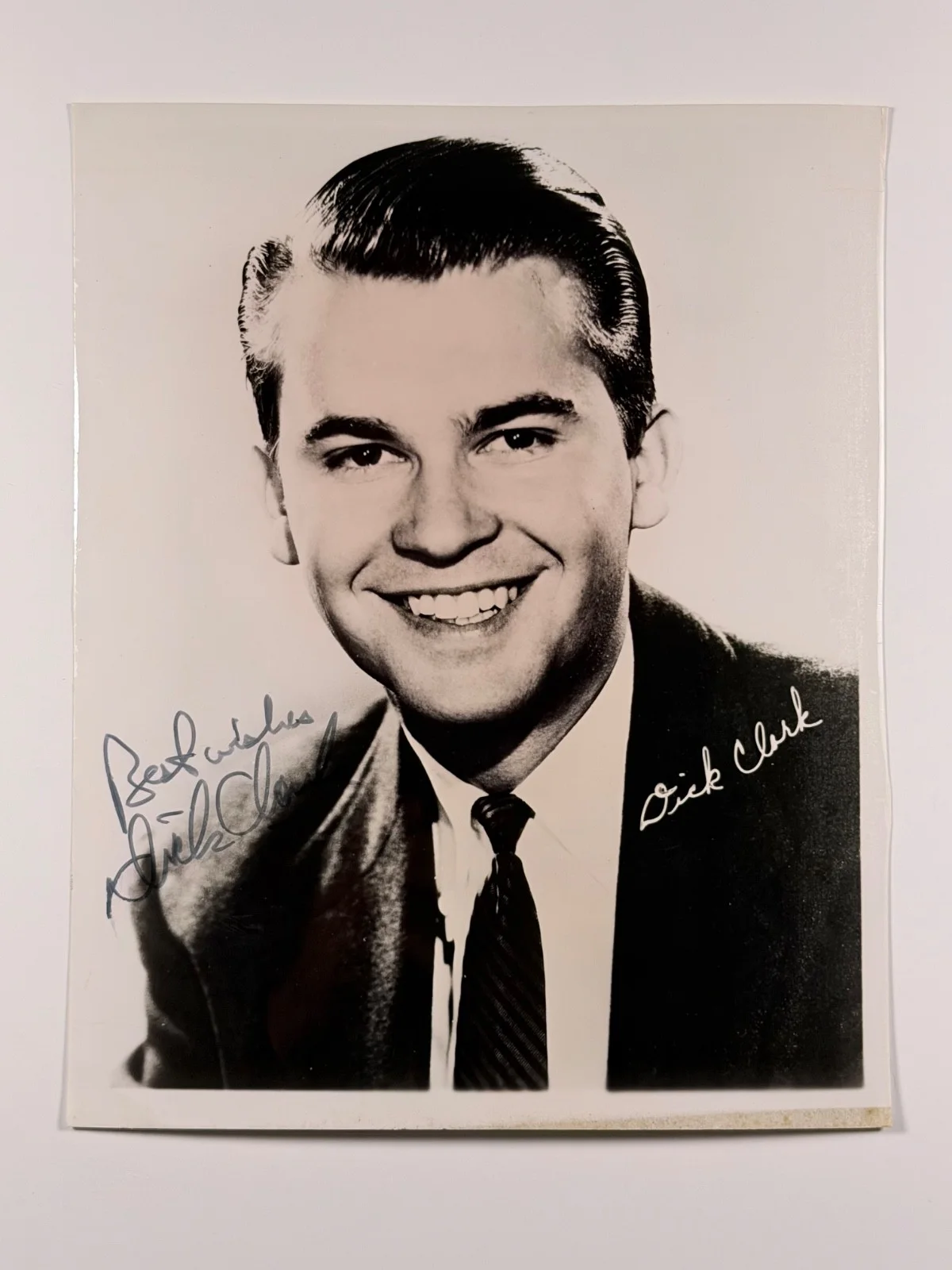 Dick Clark — Dick Clark Signed 8x10 Photo American Bandstand Host Autograph COA